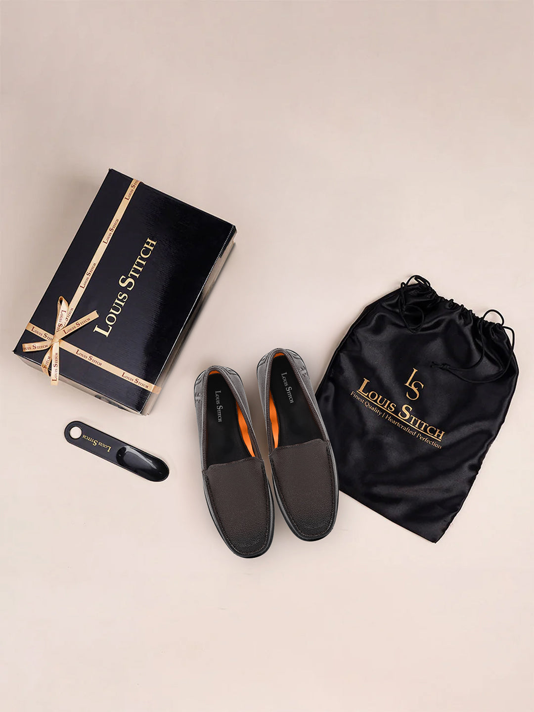 Brunette Brown Ultra Lightweight Slip-On Formal Loafers