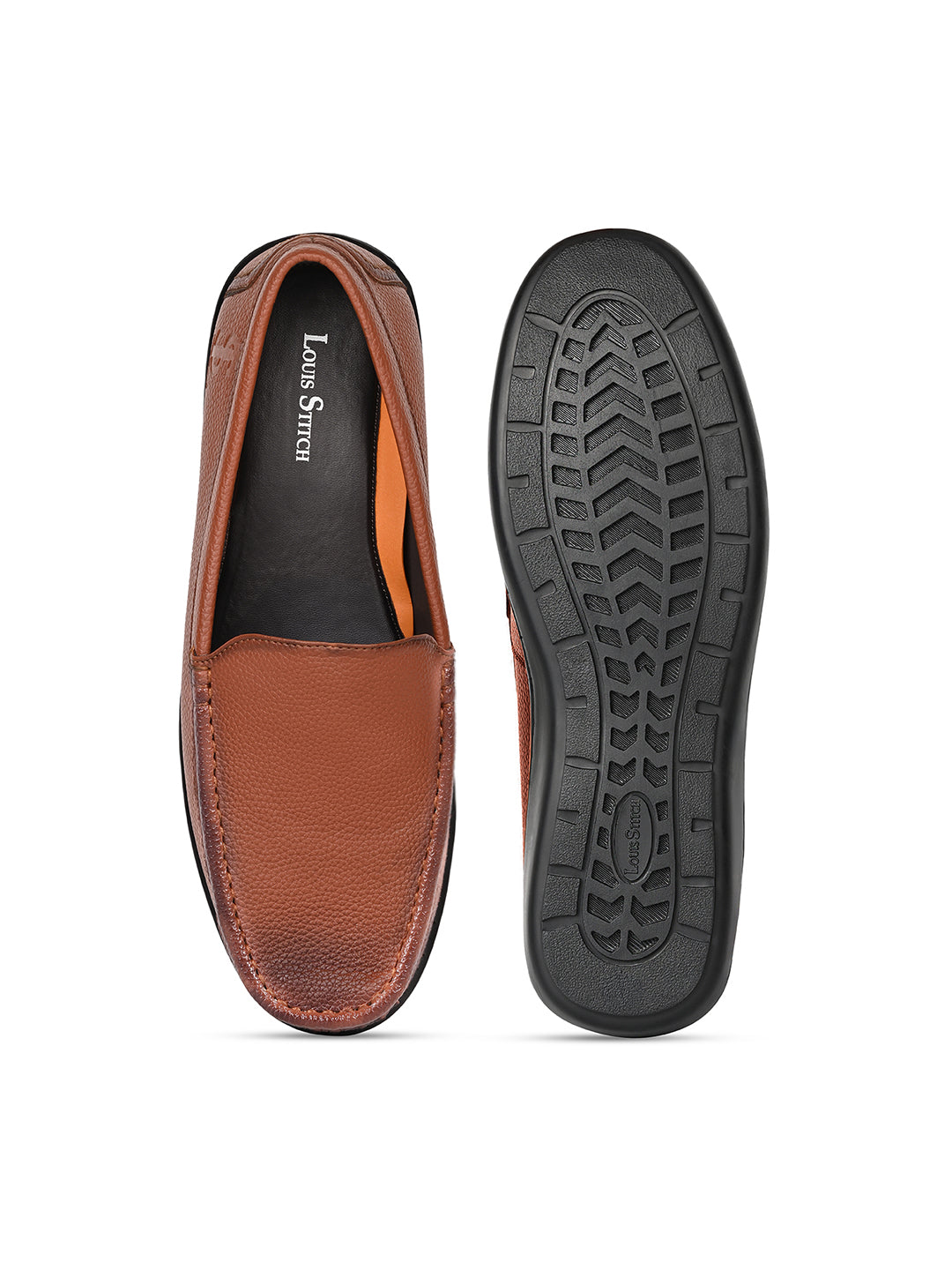 Russet Tan Ultra Lightweight Slip-On Formal Loafers