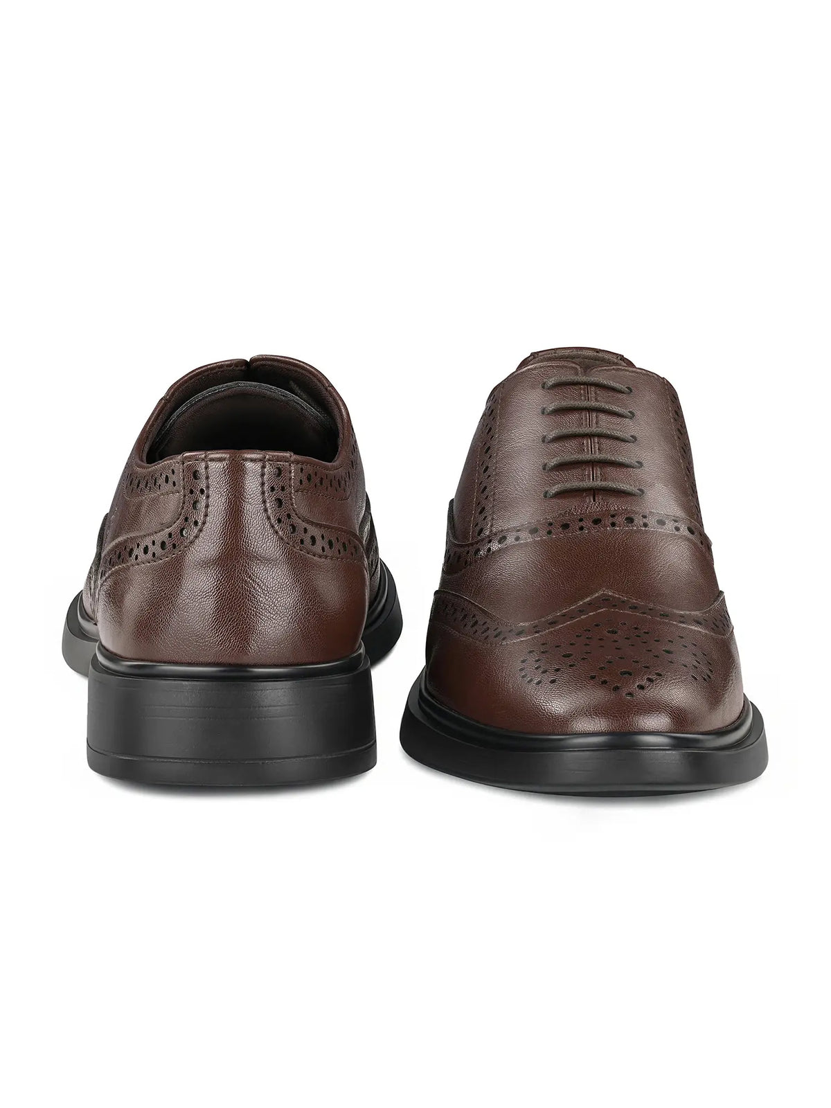 Brunette Brown Formal Brogue Shoes