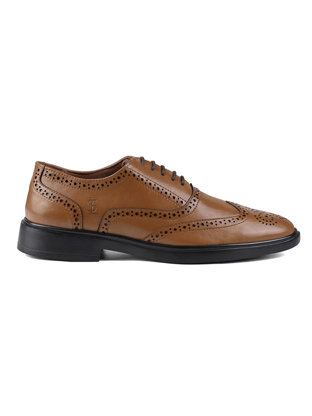 Russet Tan Formal Brogue Shoes