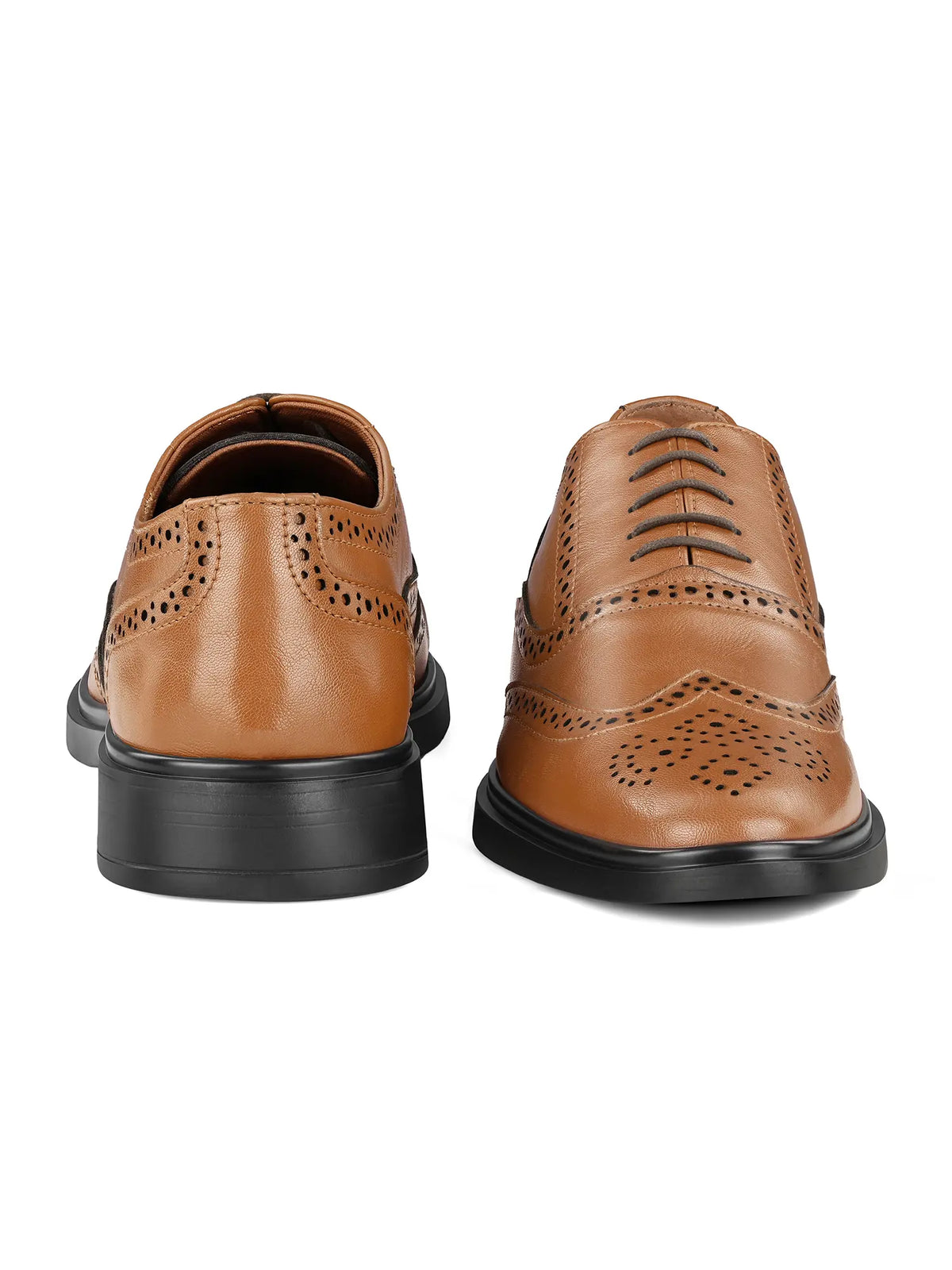 Russet Tan Formal Brogue Shoes