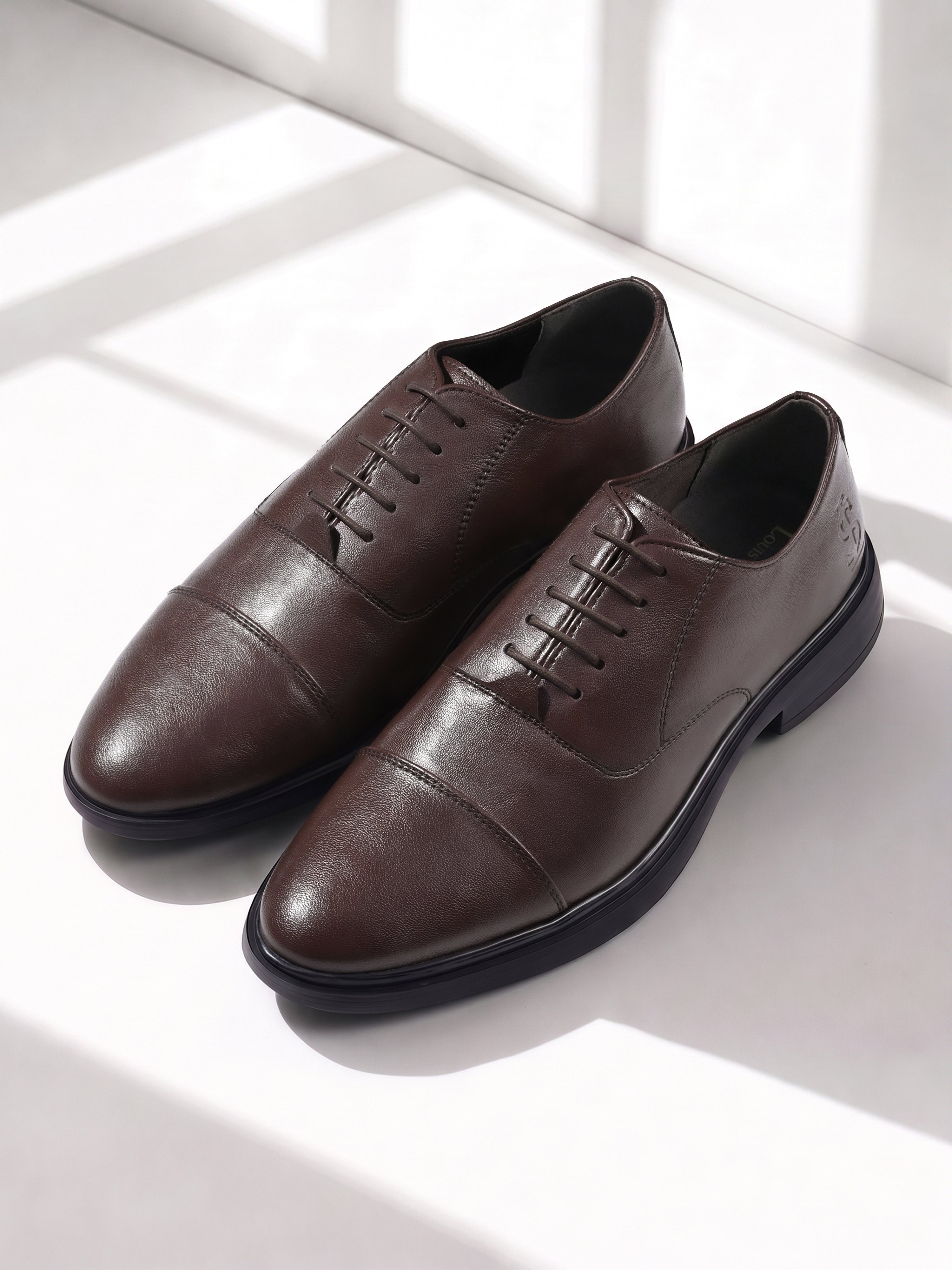 Brunette Brown Comforter Series Formal Derby Shoes