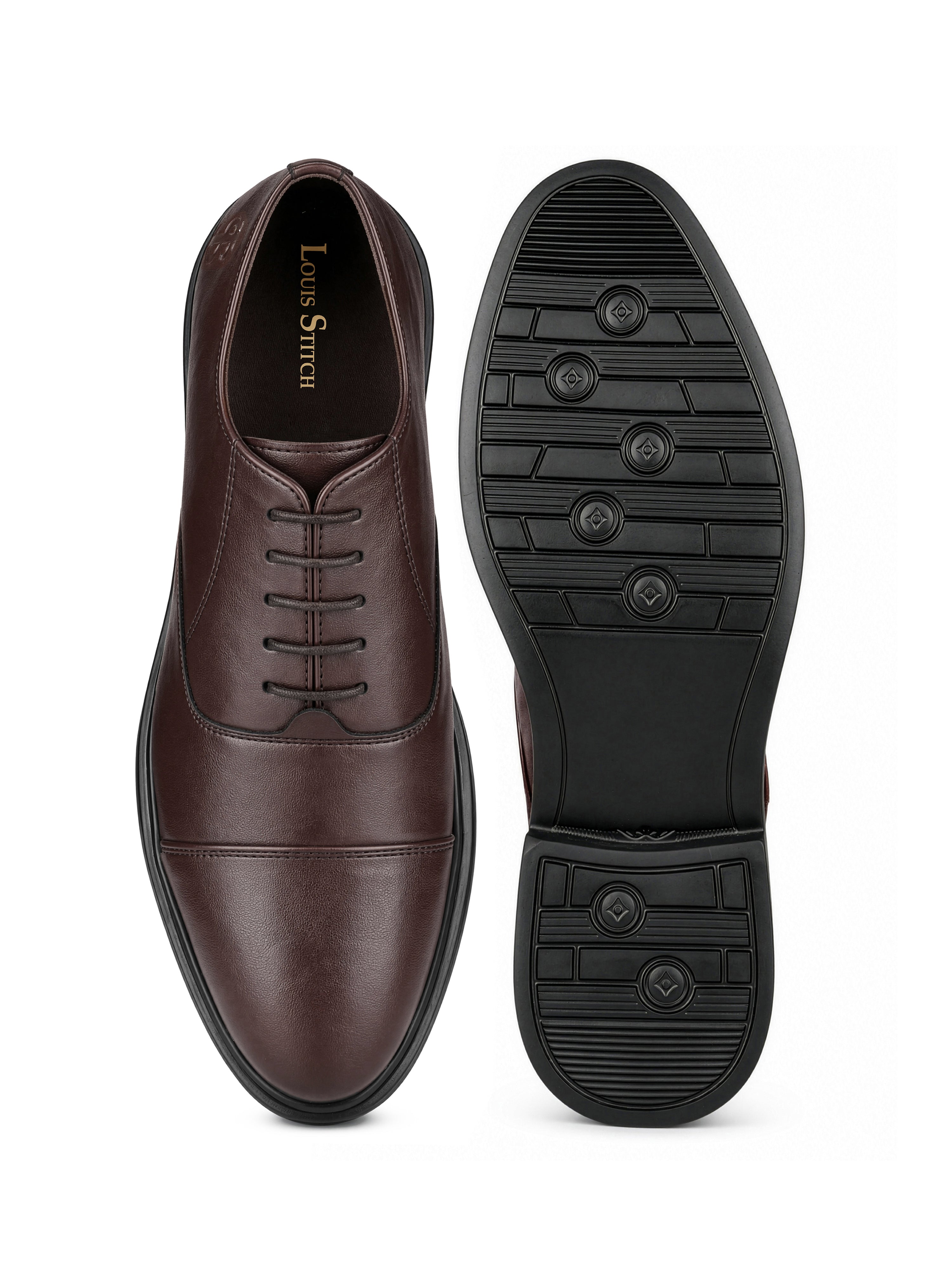 Brunette Brown Comforter Series Formal Derby Shoes