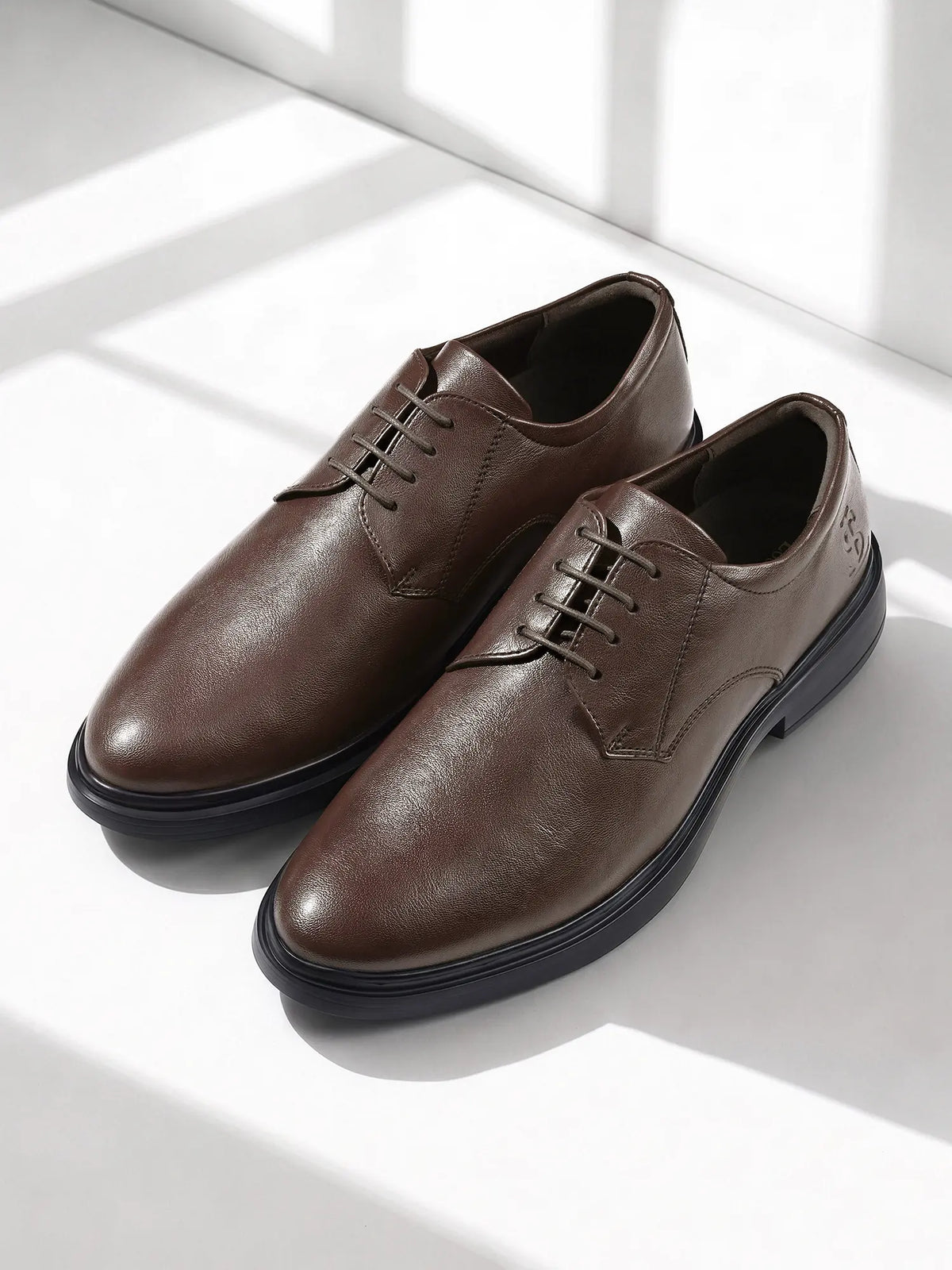 Brunette Brown Comforter Series Formal Derby Shoes