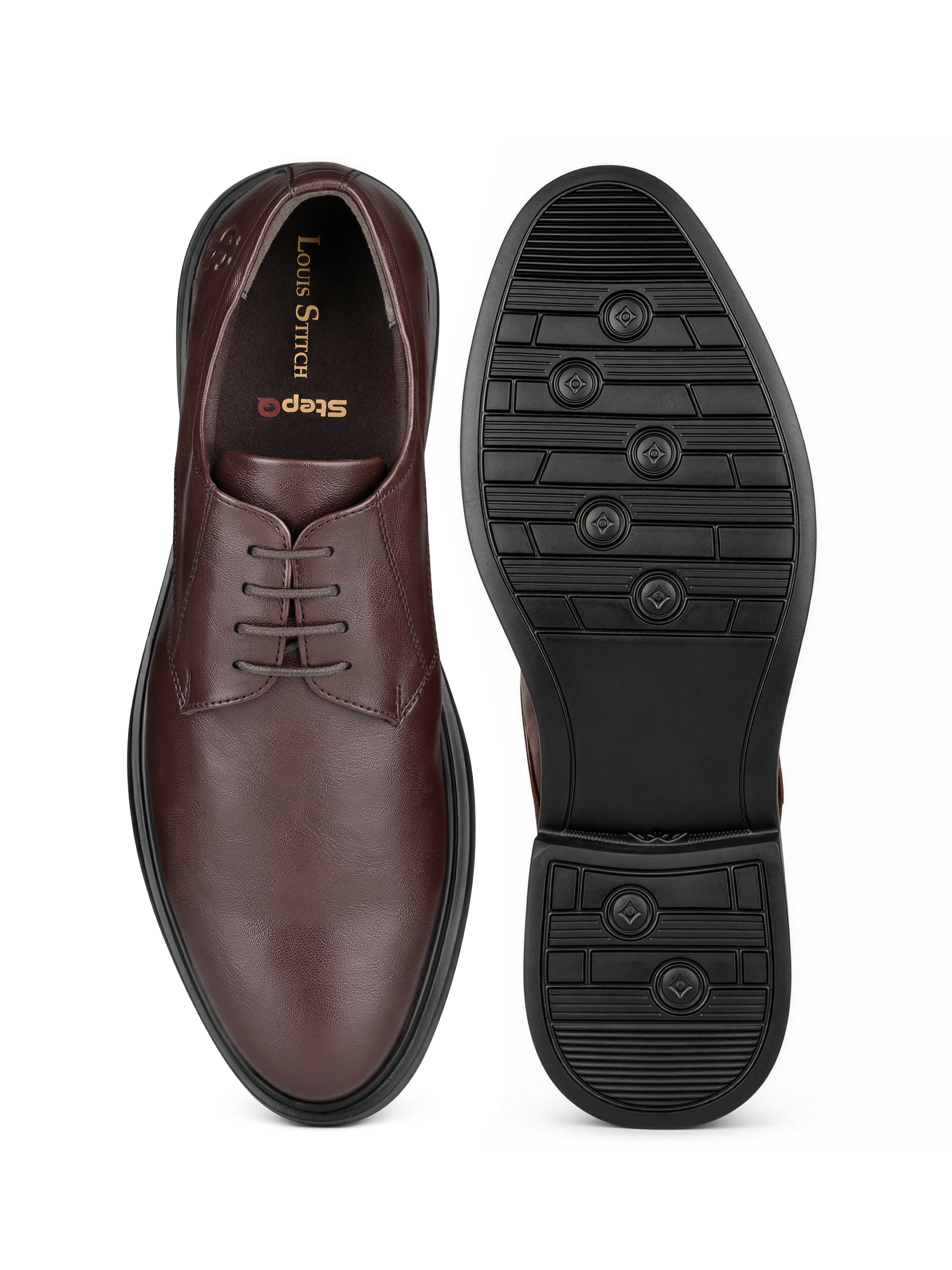 Brunette Brown Comforter Series Formal Derby Shoes