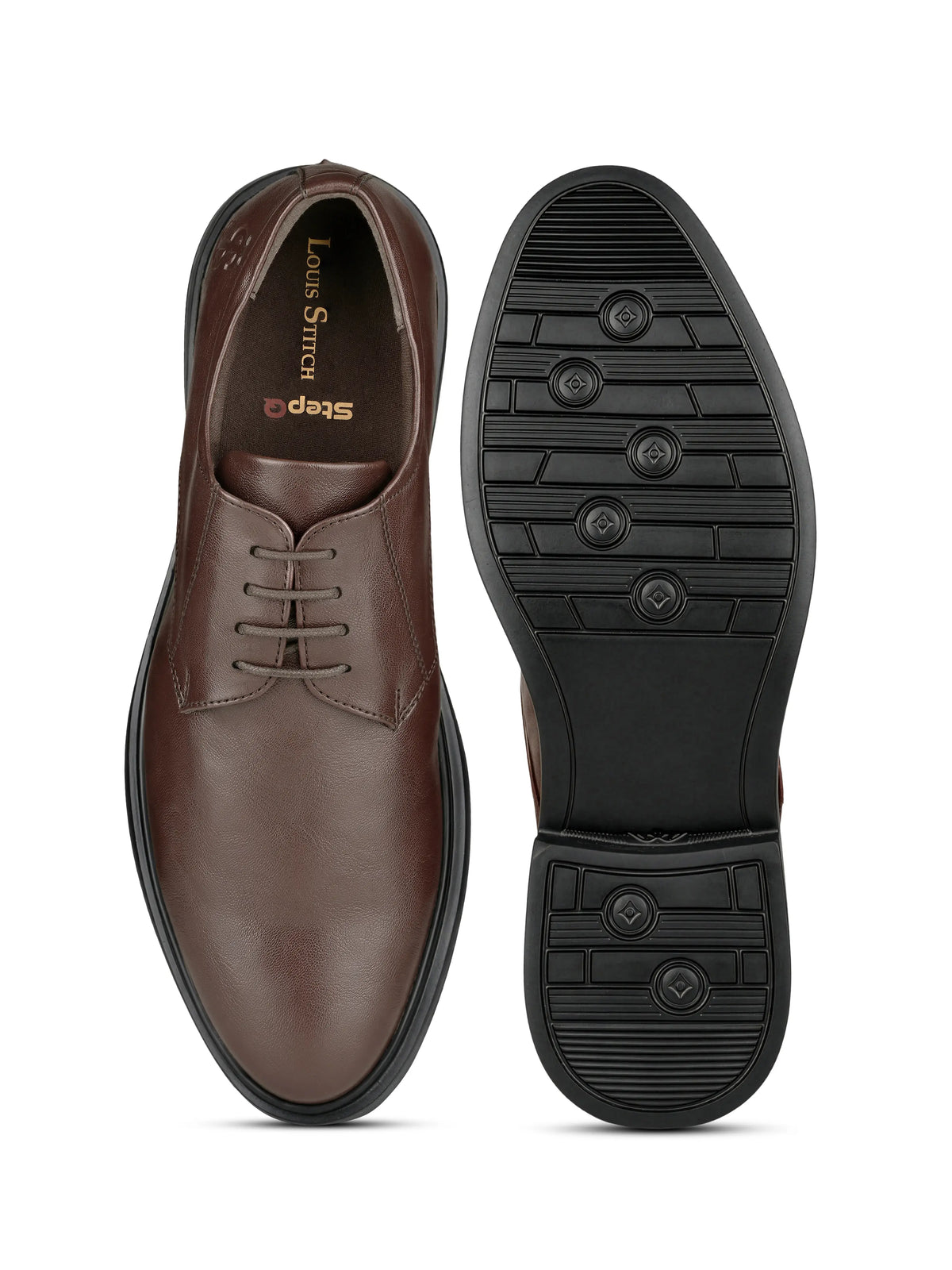 Brunette Brown Comforter Series Formal Derby Shoes