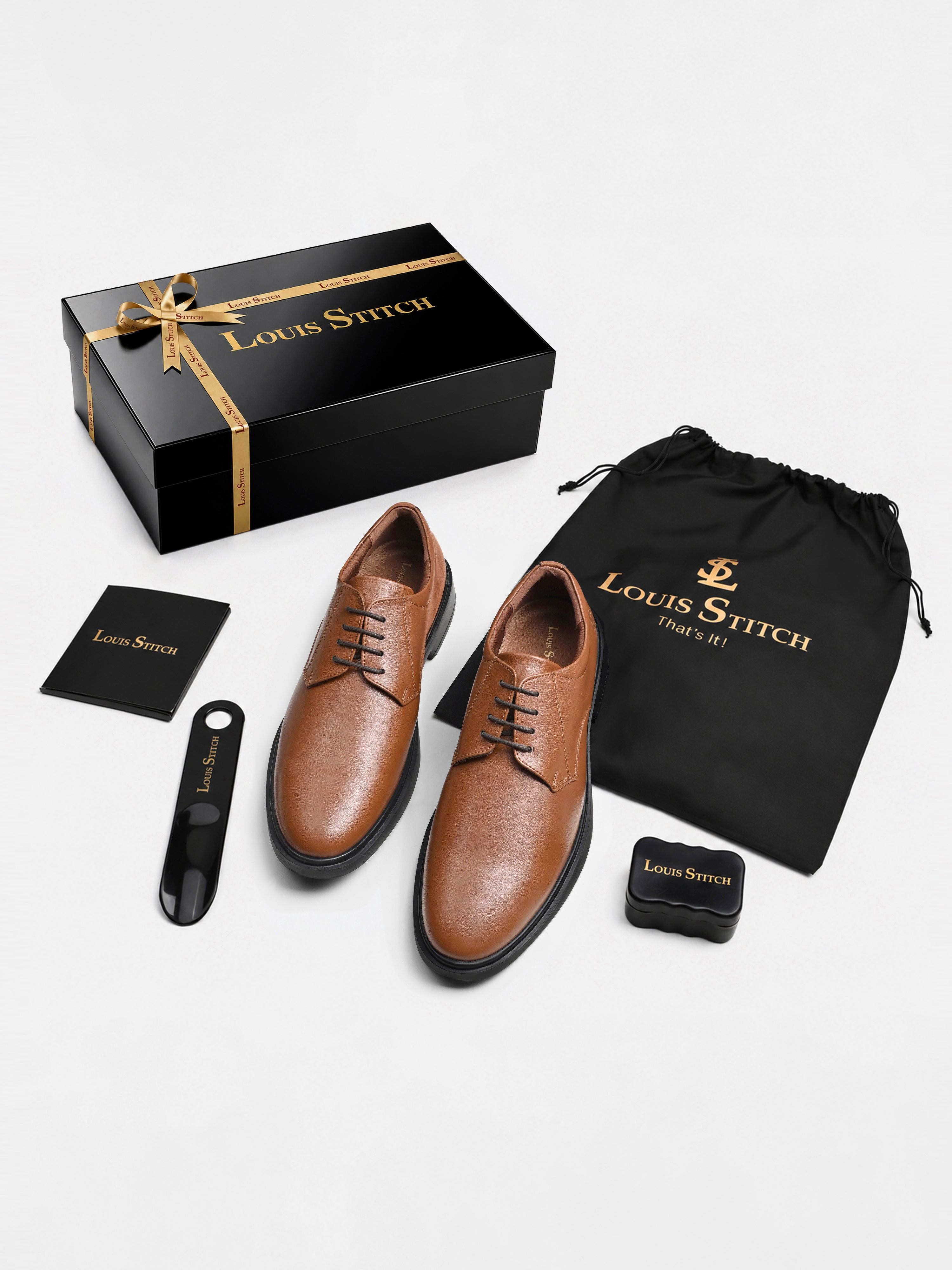 Russet Tan Comforter Series Formal Derby Shoes