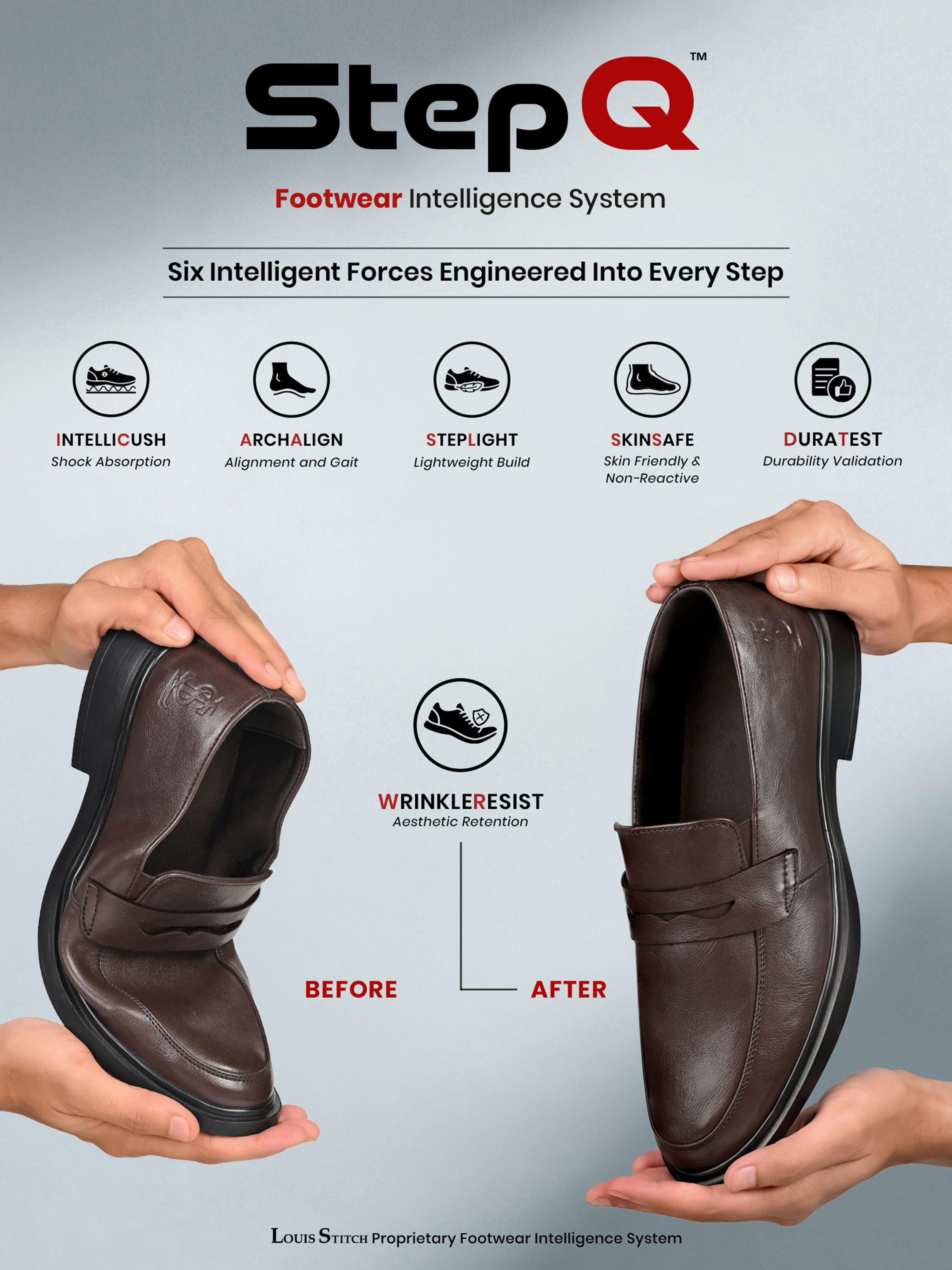 Brunette Brown Comforter Series Formal Slip-On Shoes