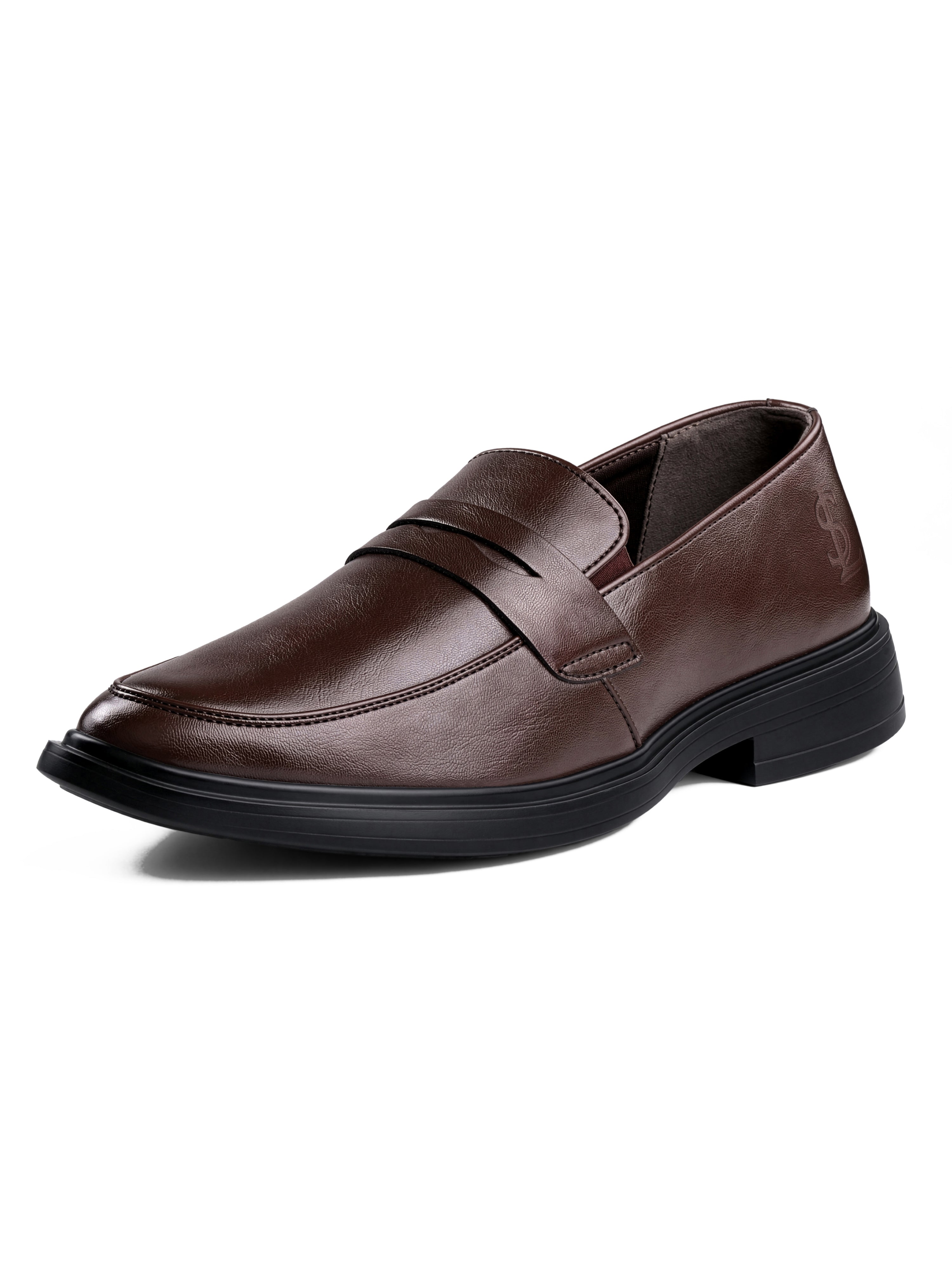 Brunette Brown Comforter Series Formal Slip-On Shoes