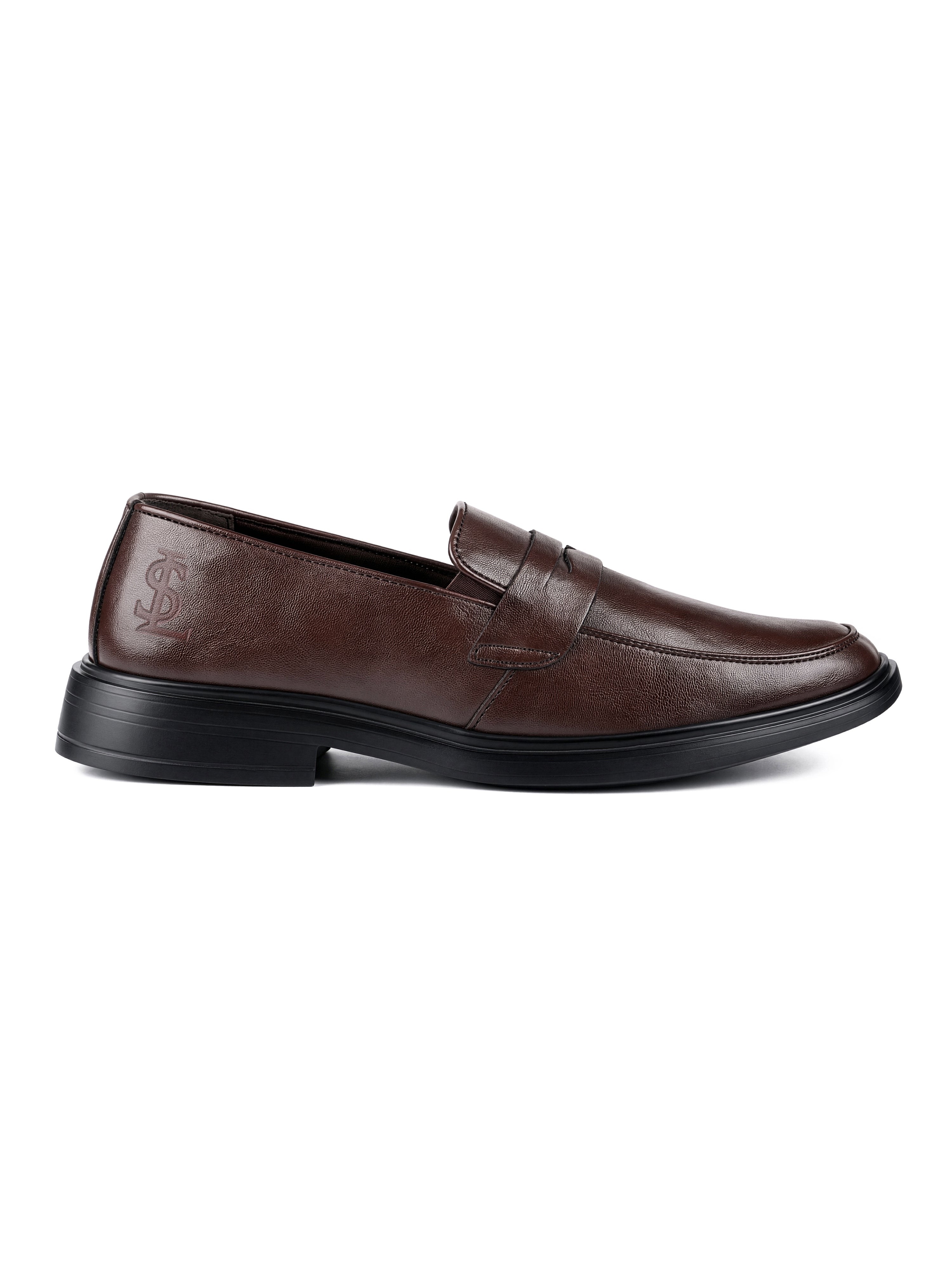 Brunette Brown Comforter Series Formal Slip-On Shoes