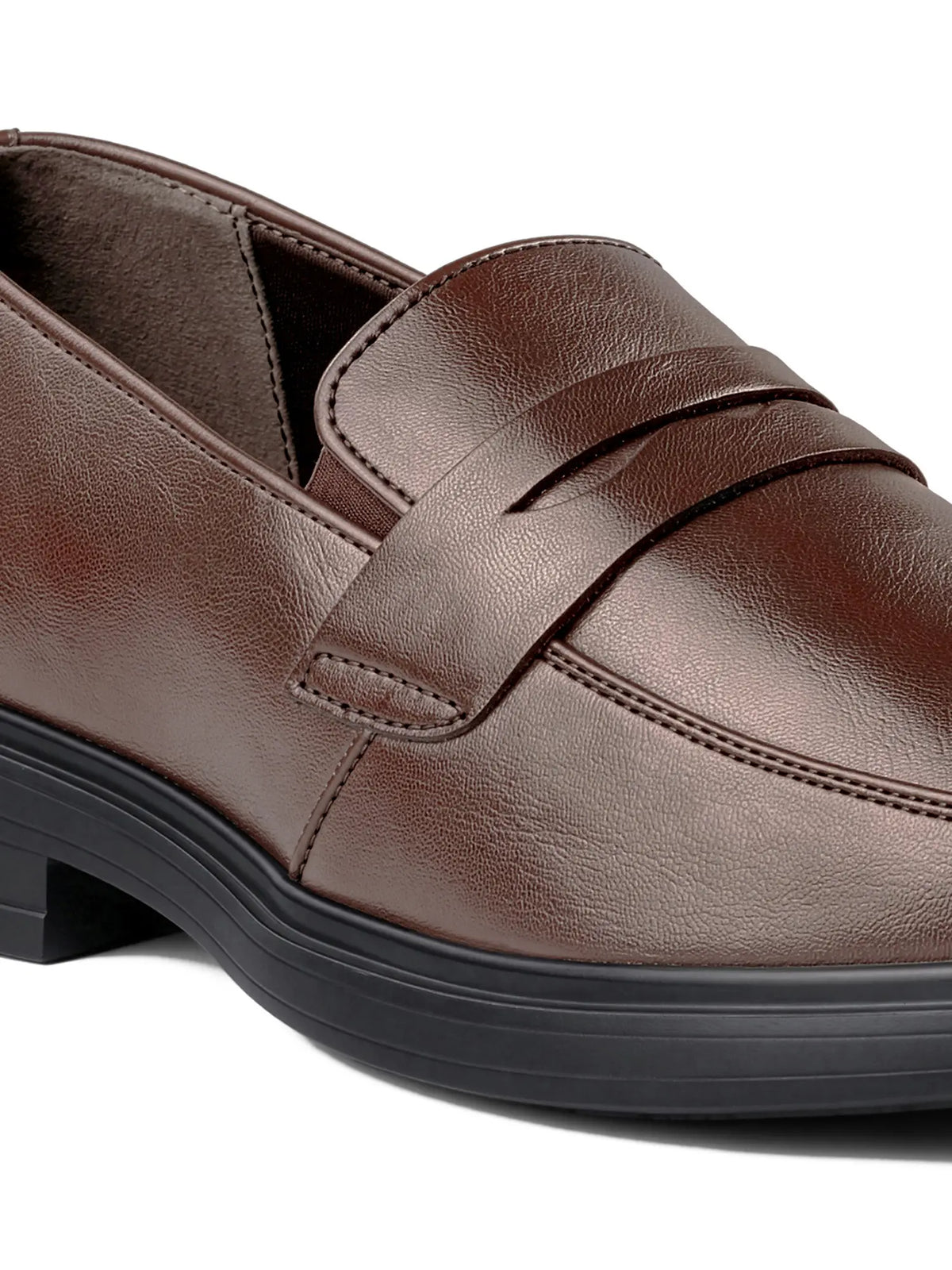 Brunette Brown Comforter Series Formal Slip-On Shoes