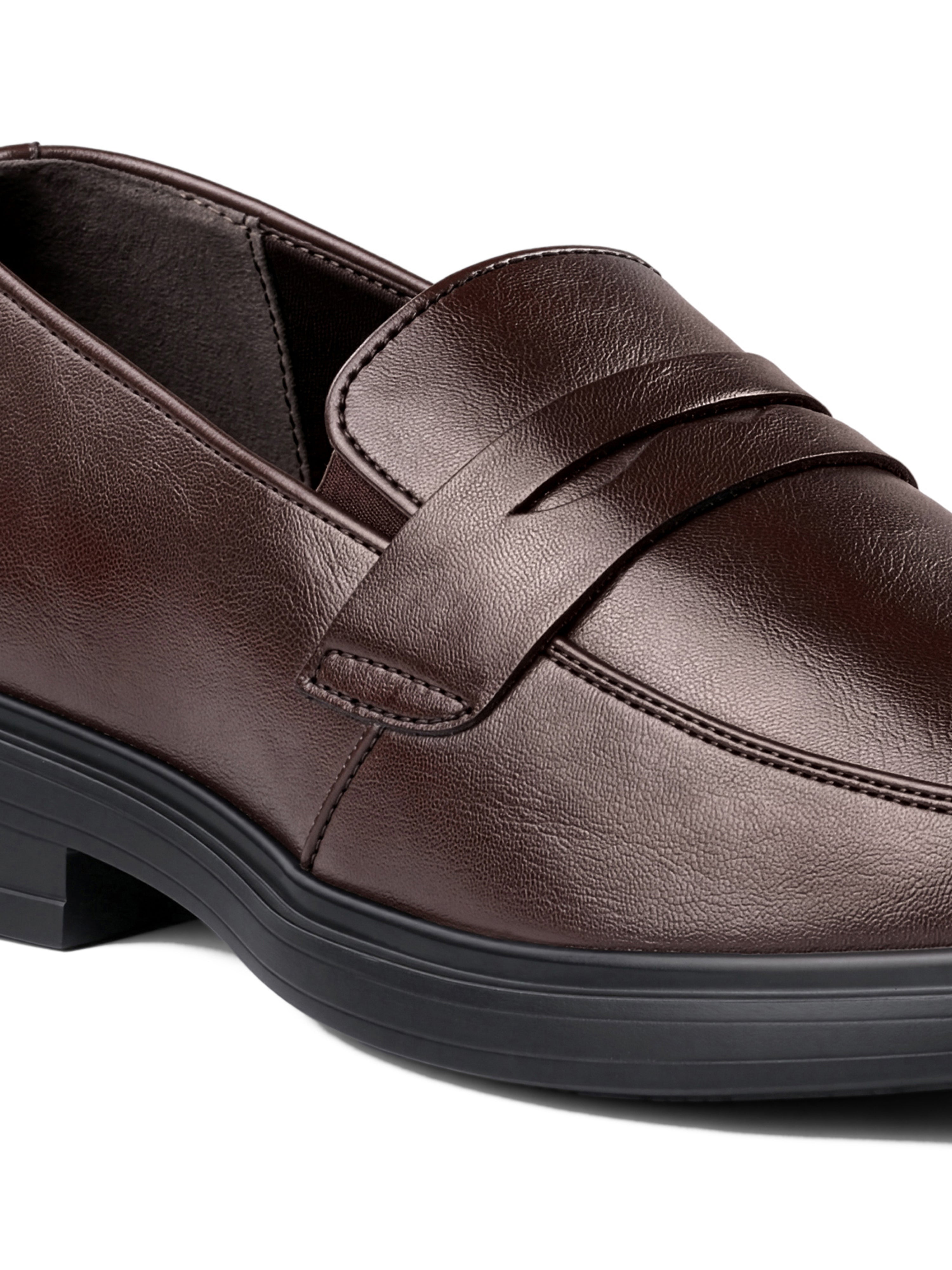 Brunette Brown Comforter Series Formal Slip-On Shoes