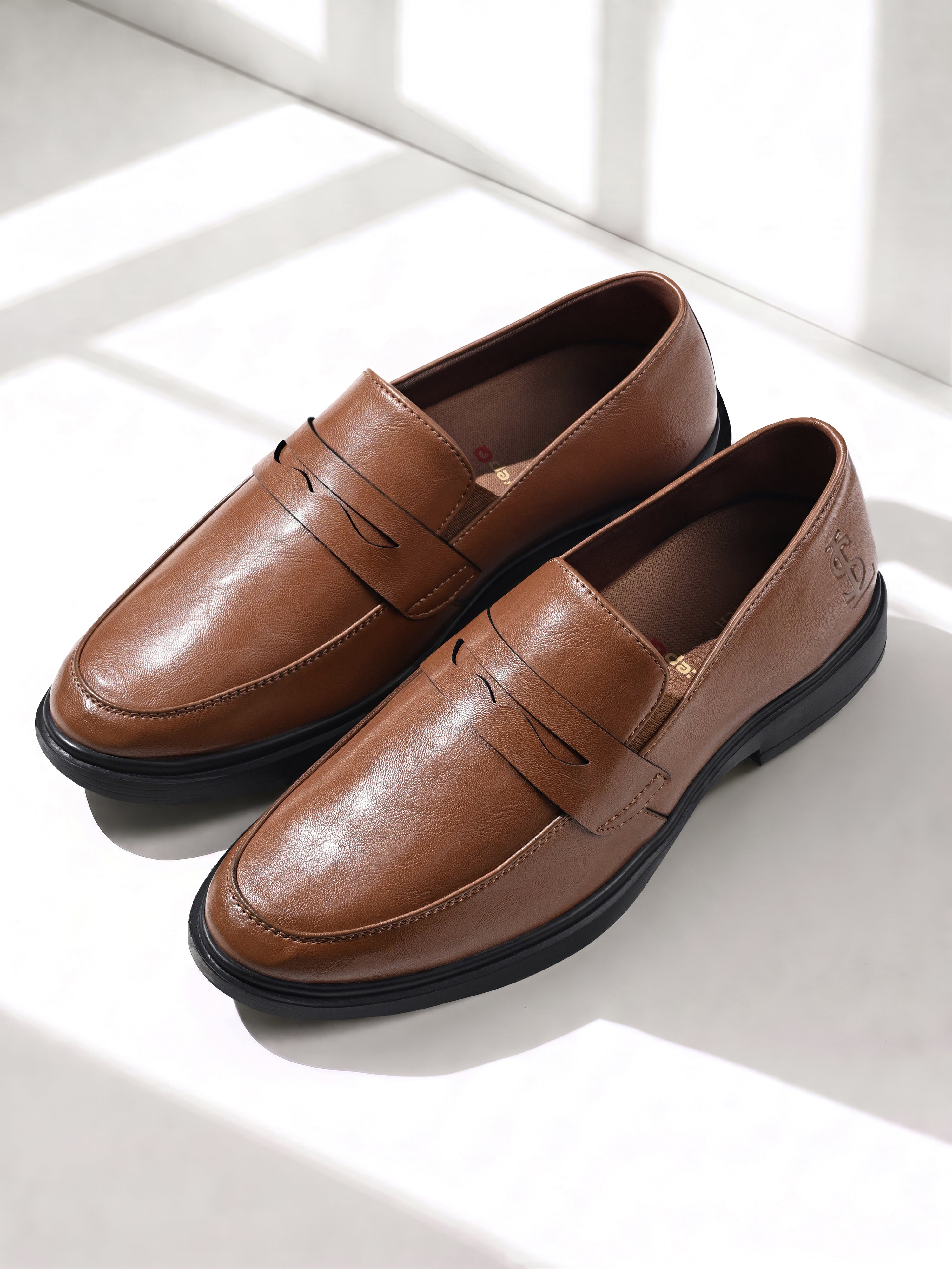 Russet Tan Comforter Series Formal Slip-On Shoes