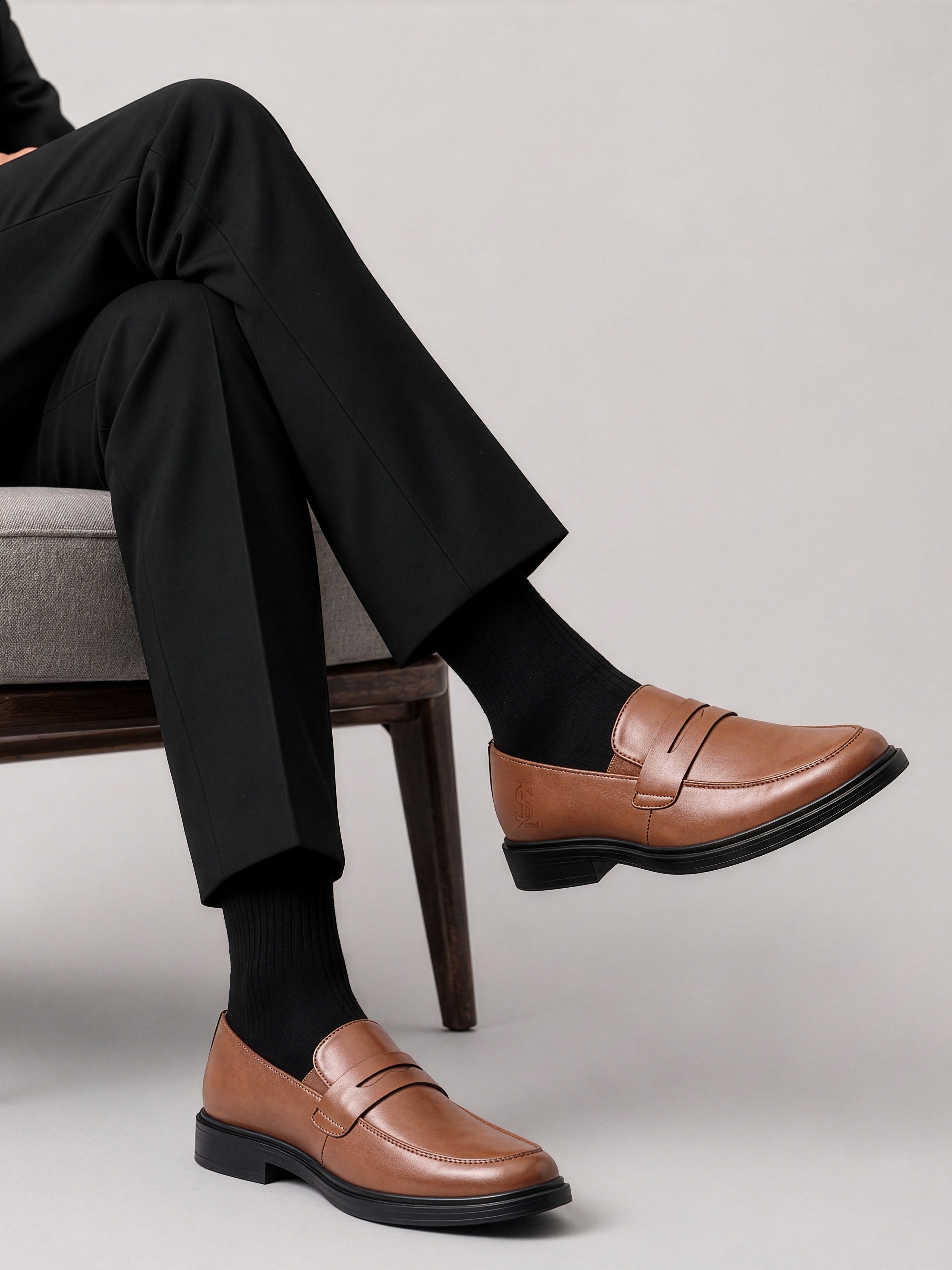 Russet Tan Comforter Series Formal Slip-On Shoes