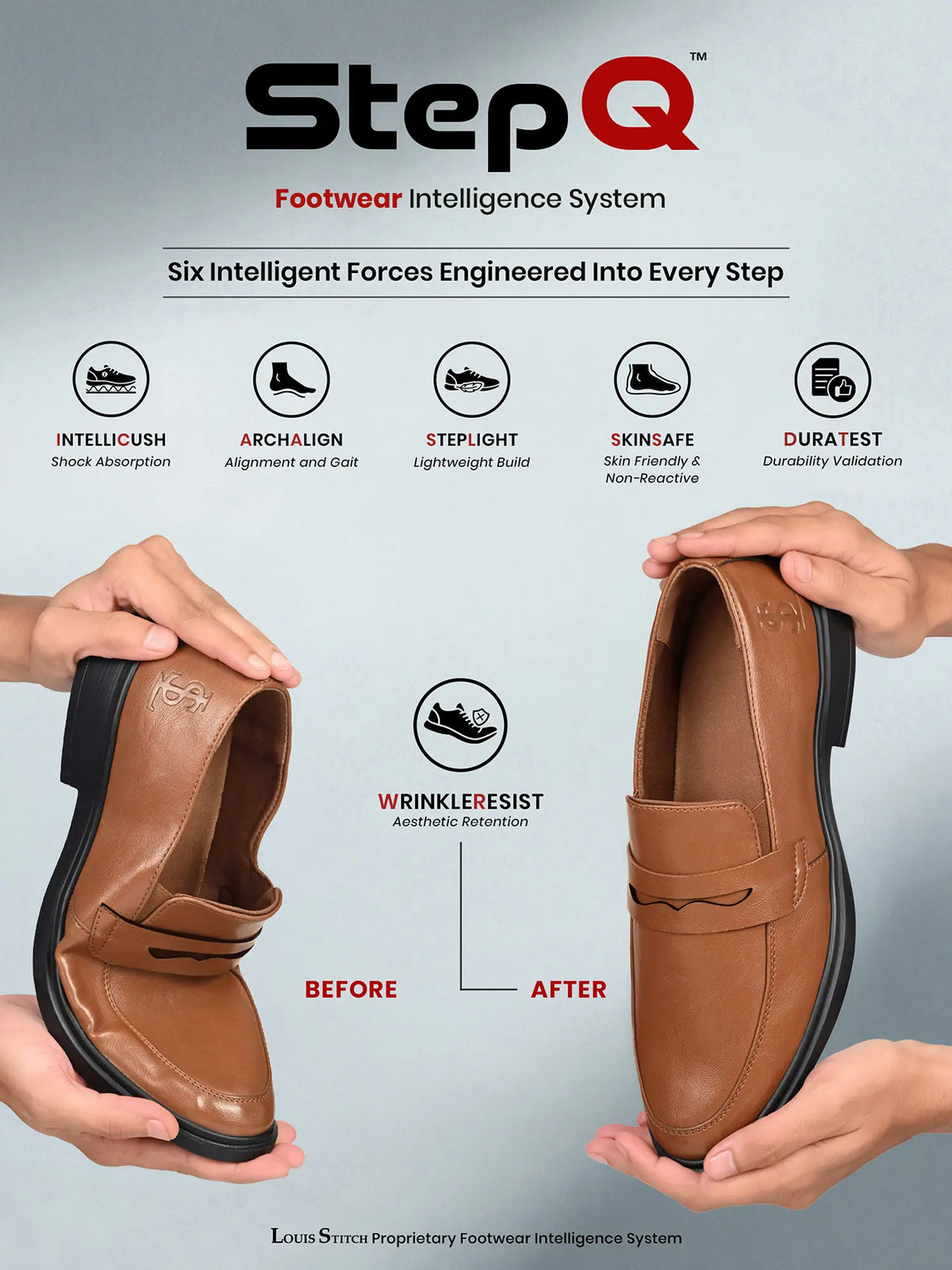 Russet Tan Comforter Series Formal Slip-On Shoes