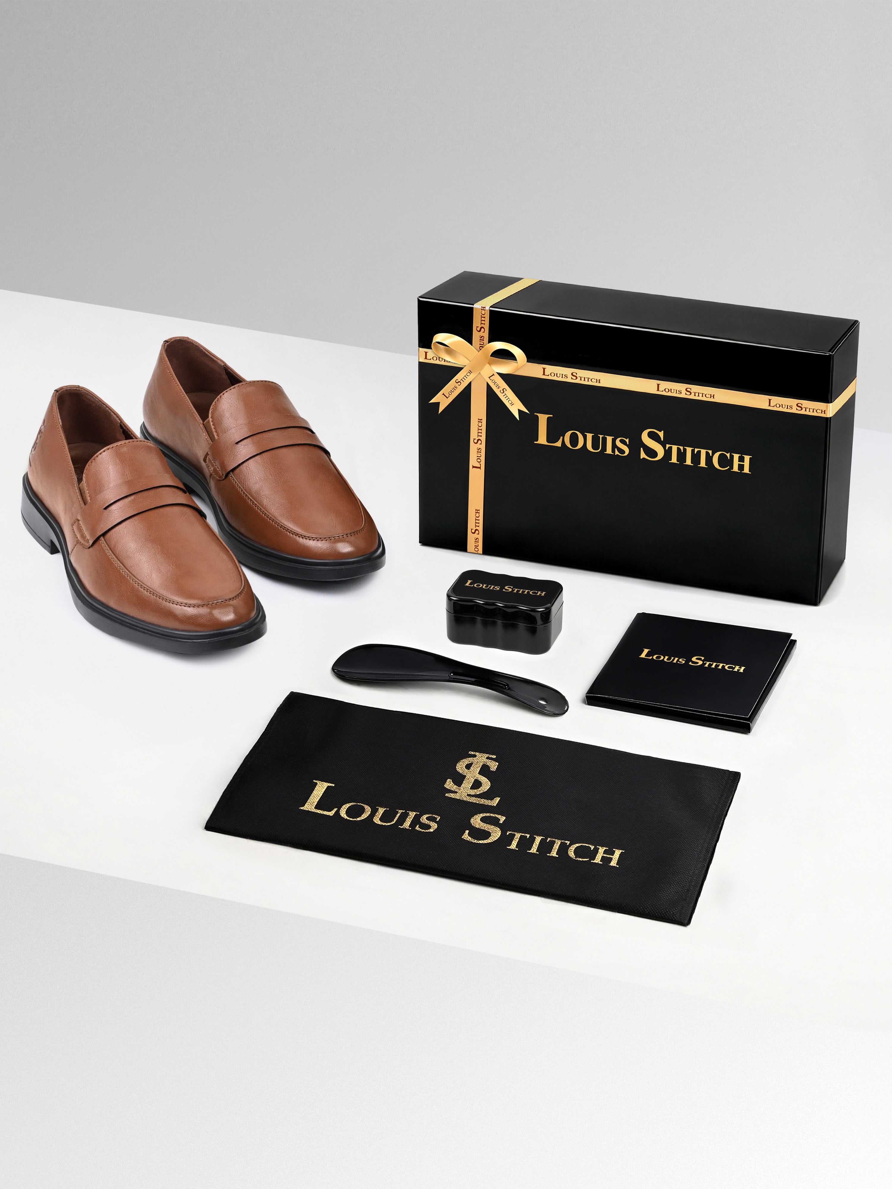Russet Tan Comforter Series Formal Slip-On Shoes