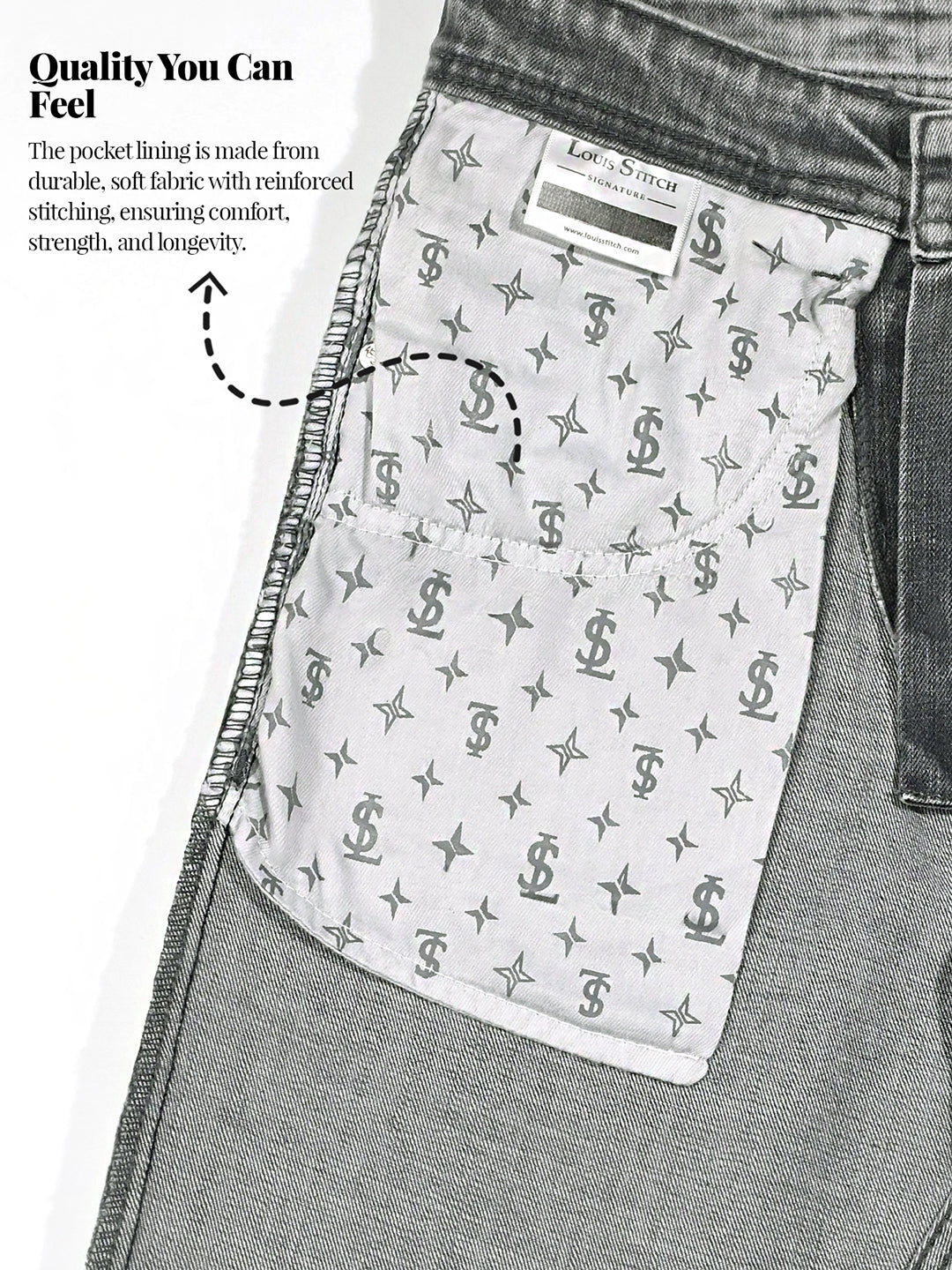 Men's Grey Mid Rise Light Faded Bootcut Fit Jeans