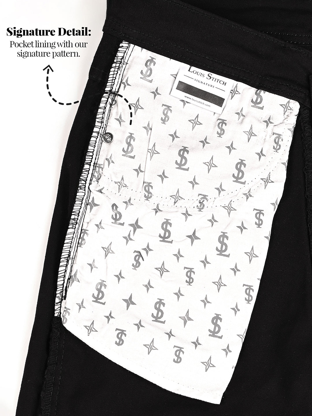 Men's Black Mid Rise No Fade  Regular Fit Jeans