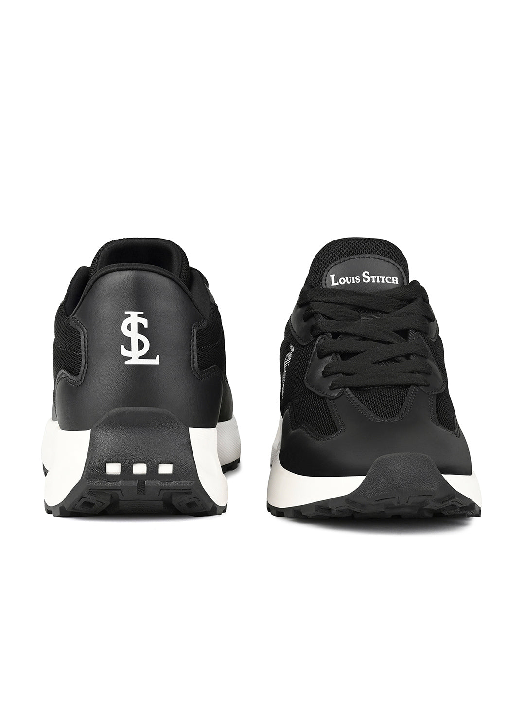 Charcoal Black Lightweight Athleisure Sport Shoes