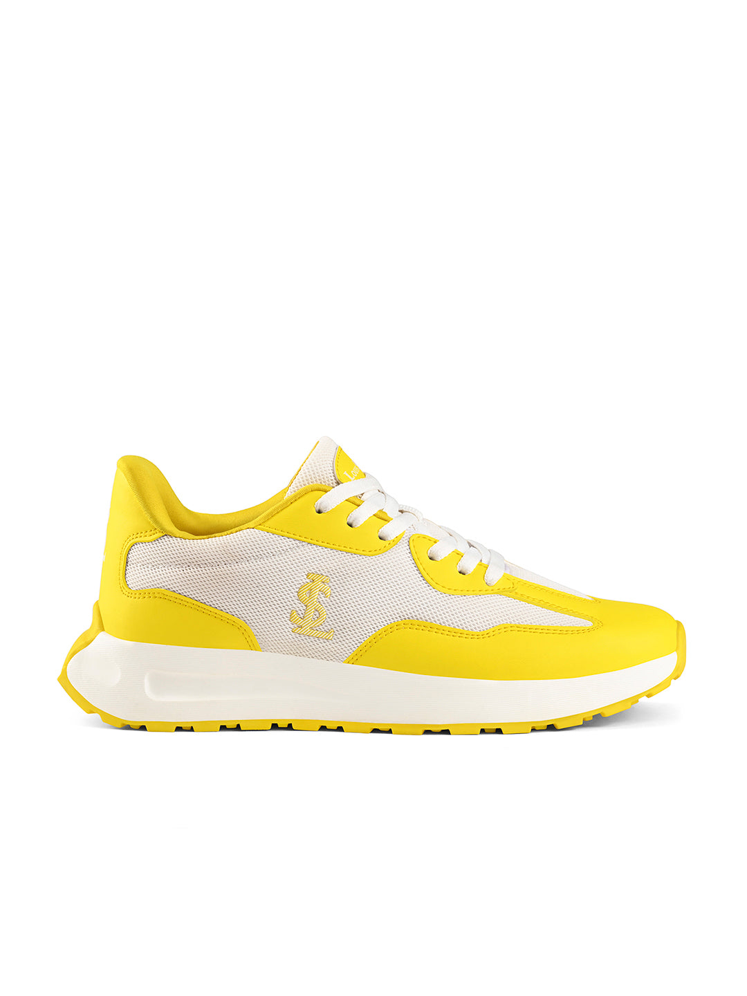 Aurelian Yellow Lightweight Athleisure Sport Shoes