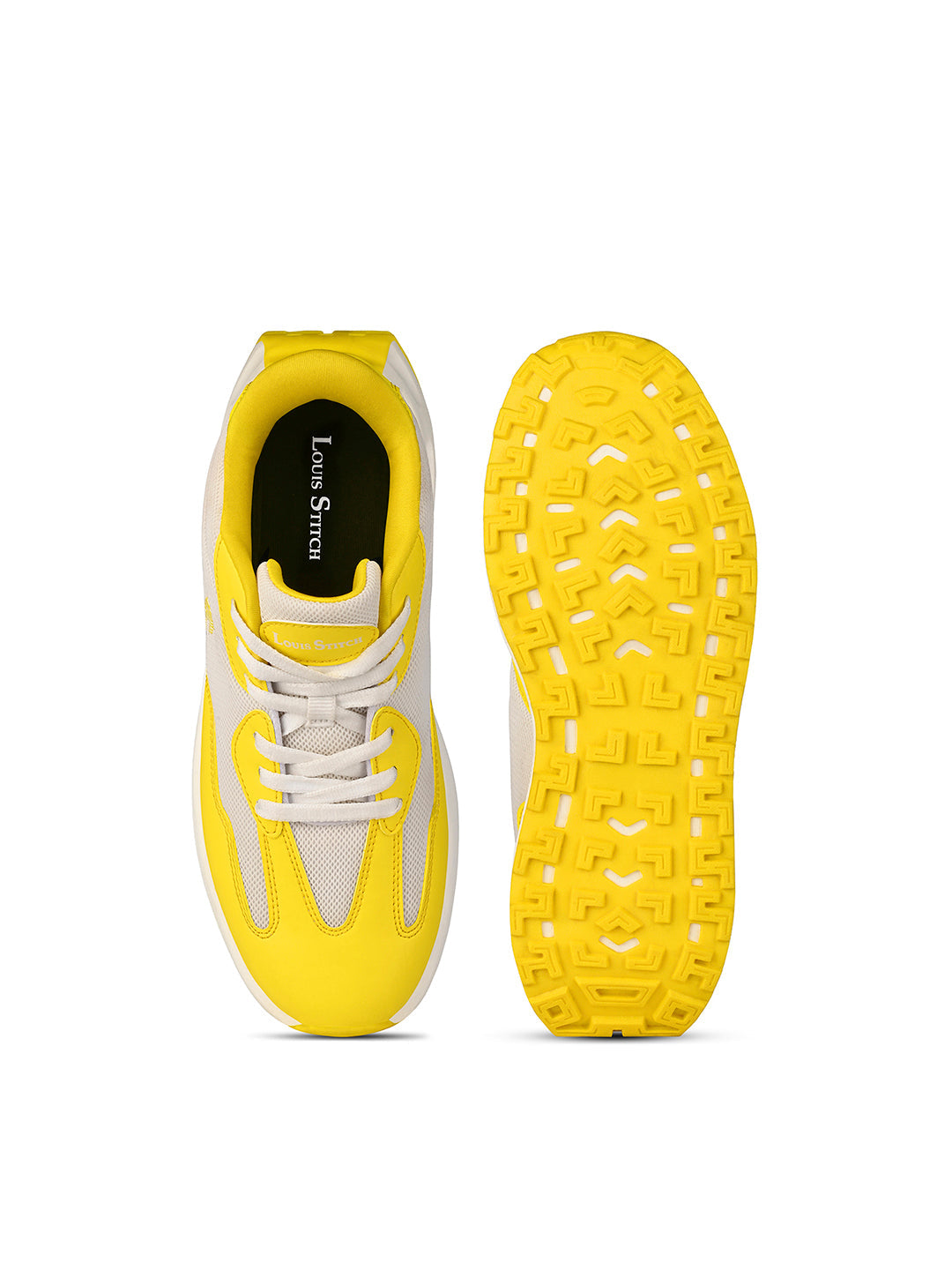 Aurelian Yellow Lightweight Athleisure Sport Shoes