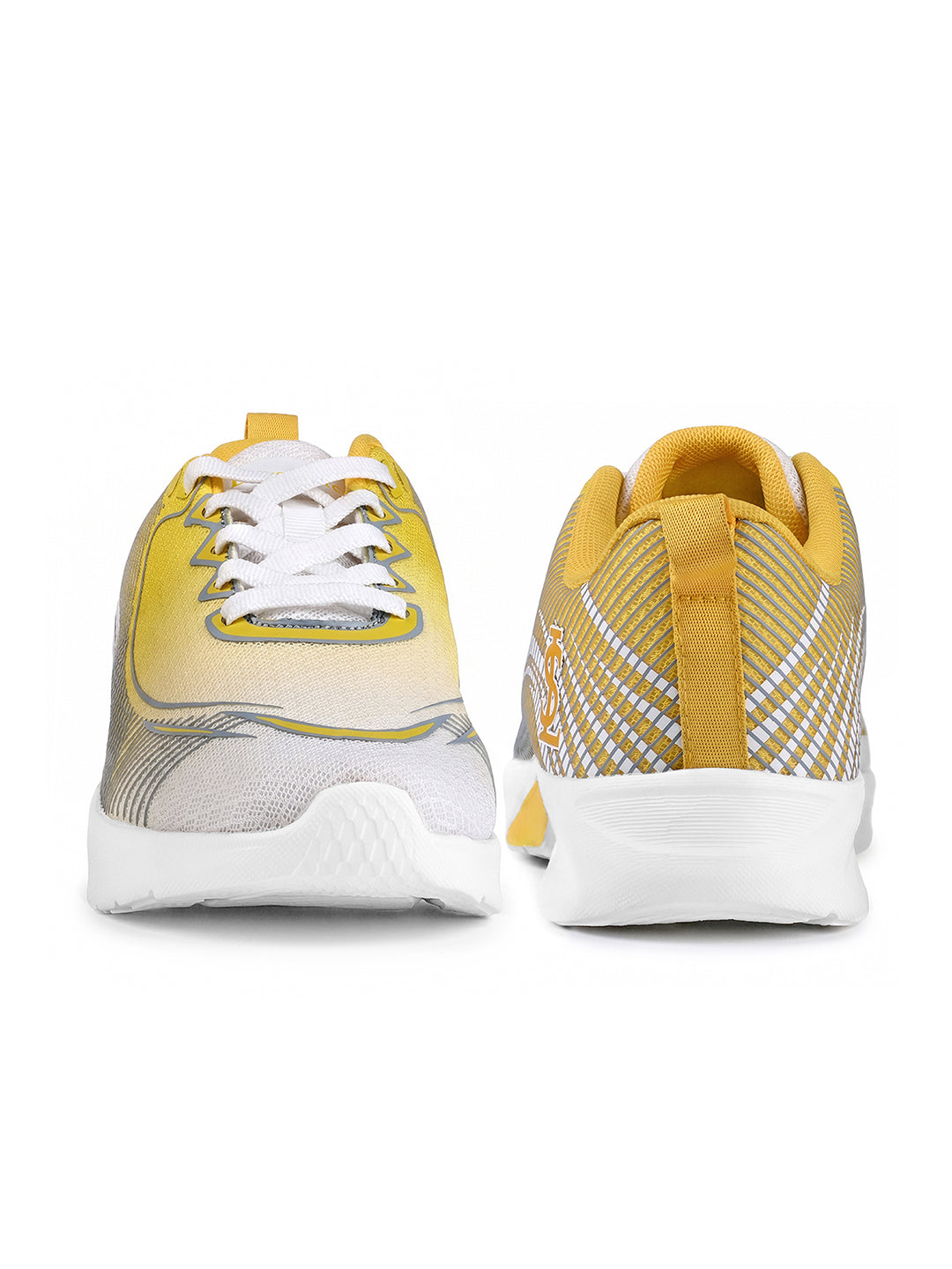 Zest Yellow Lightweight Athleisure Sport Shoes