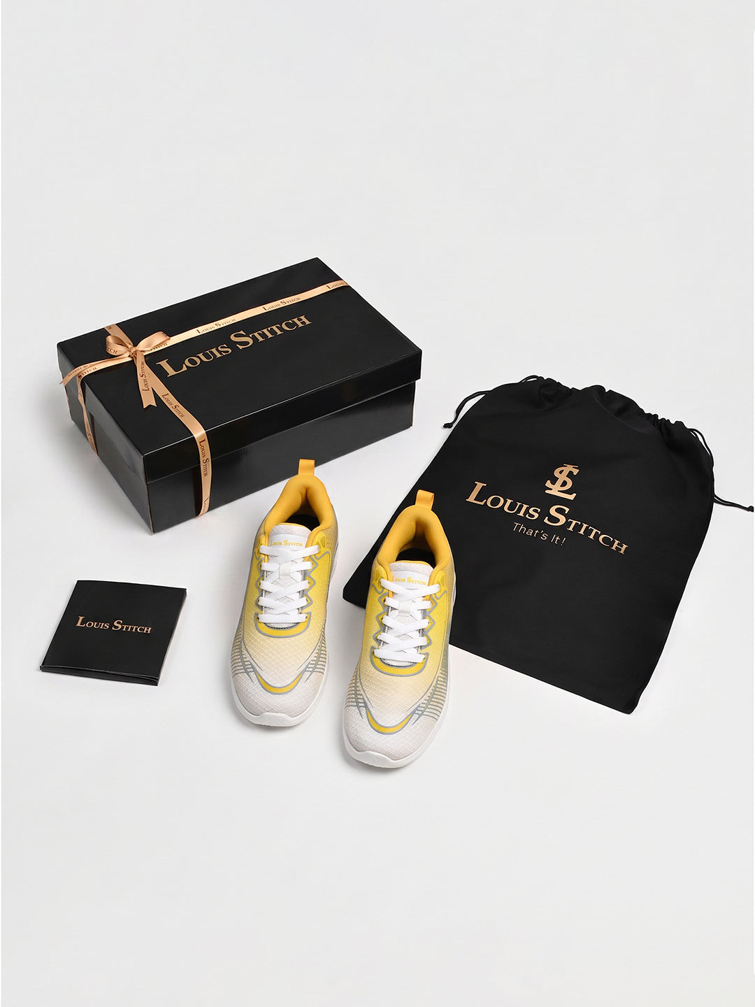 Zest Yellow Lightweight Athleisure Sport Shoes