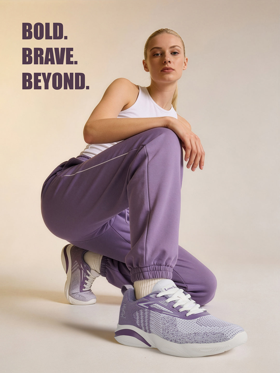 Women's Lilac Haze Lightweight Athleisure Flyknit Sport Shoes