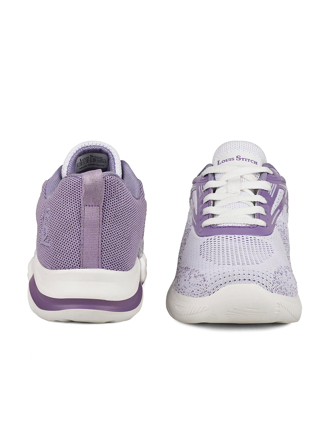 Women's Lilac Haze Lightweight Athleisure Flyknit Sport Shoes
