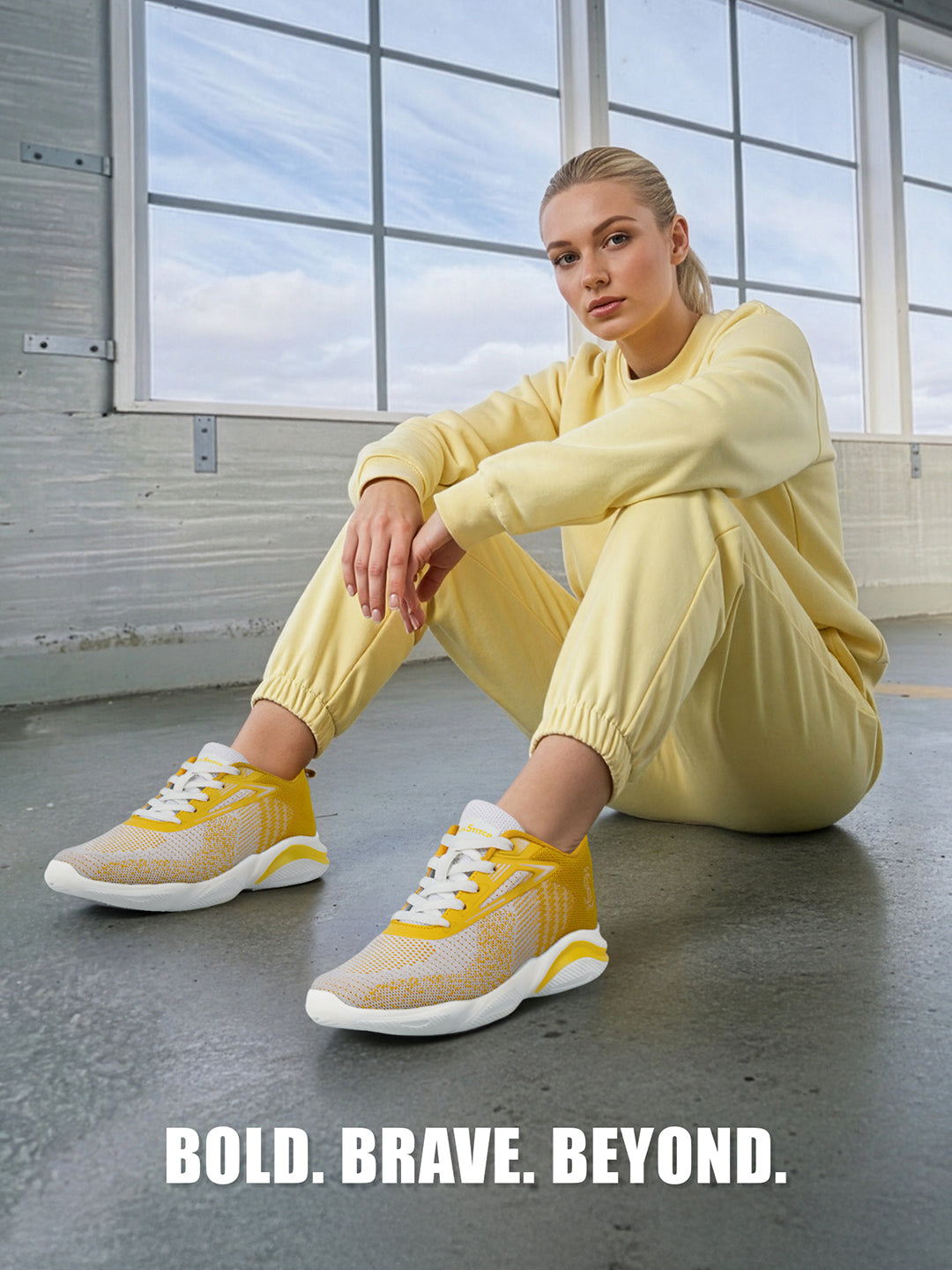 Women's Golden Hour Lightweight Athleisure Flyknit Sport Shoes