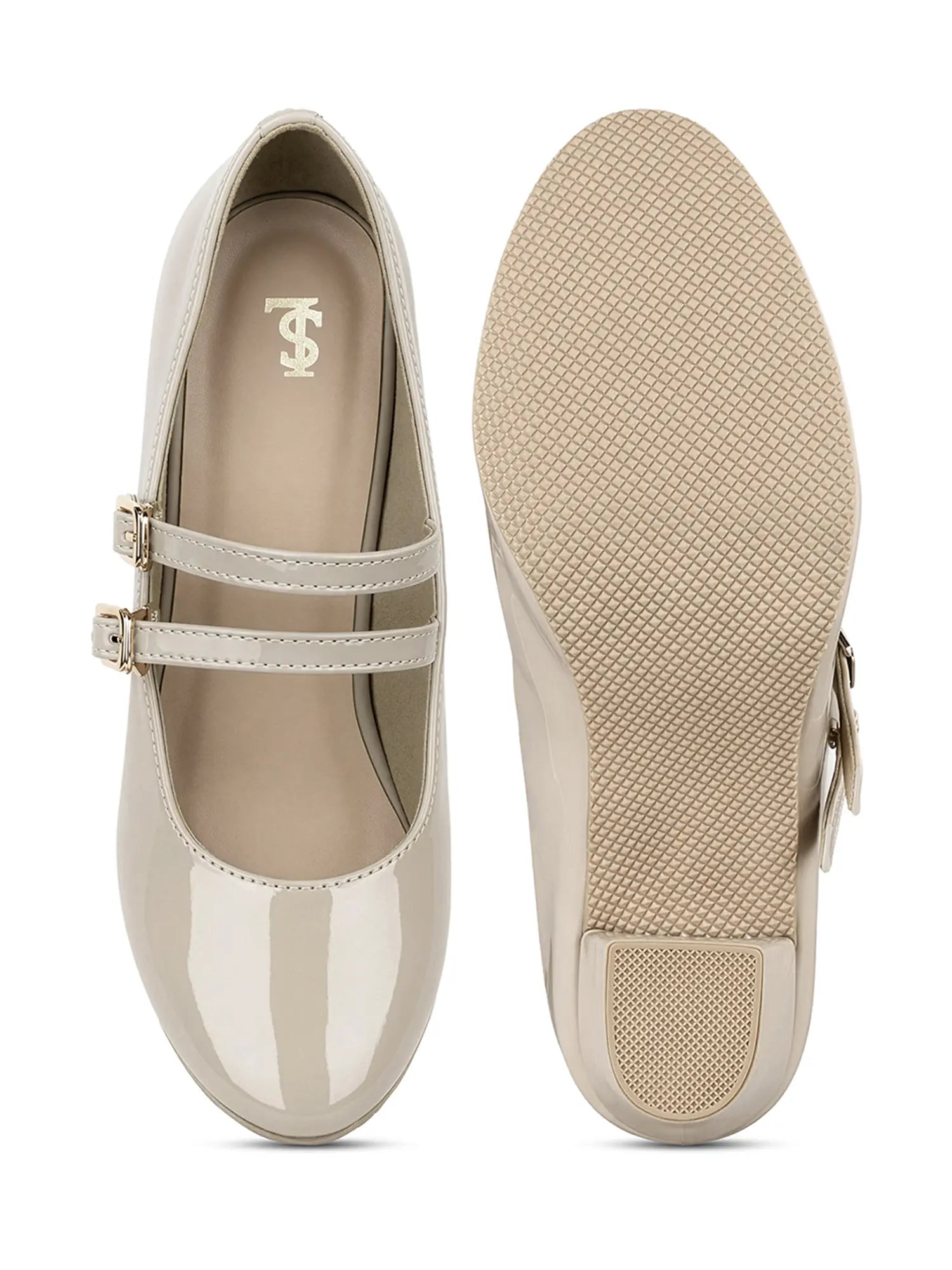 Women's Nude Luxury Comfort Block Heel Sandals