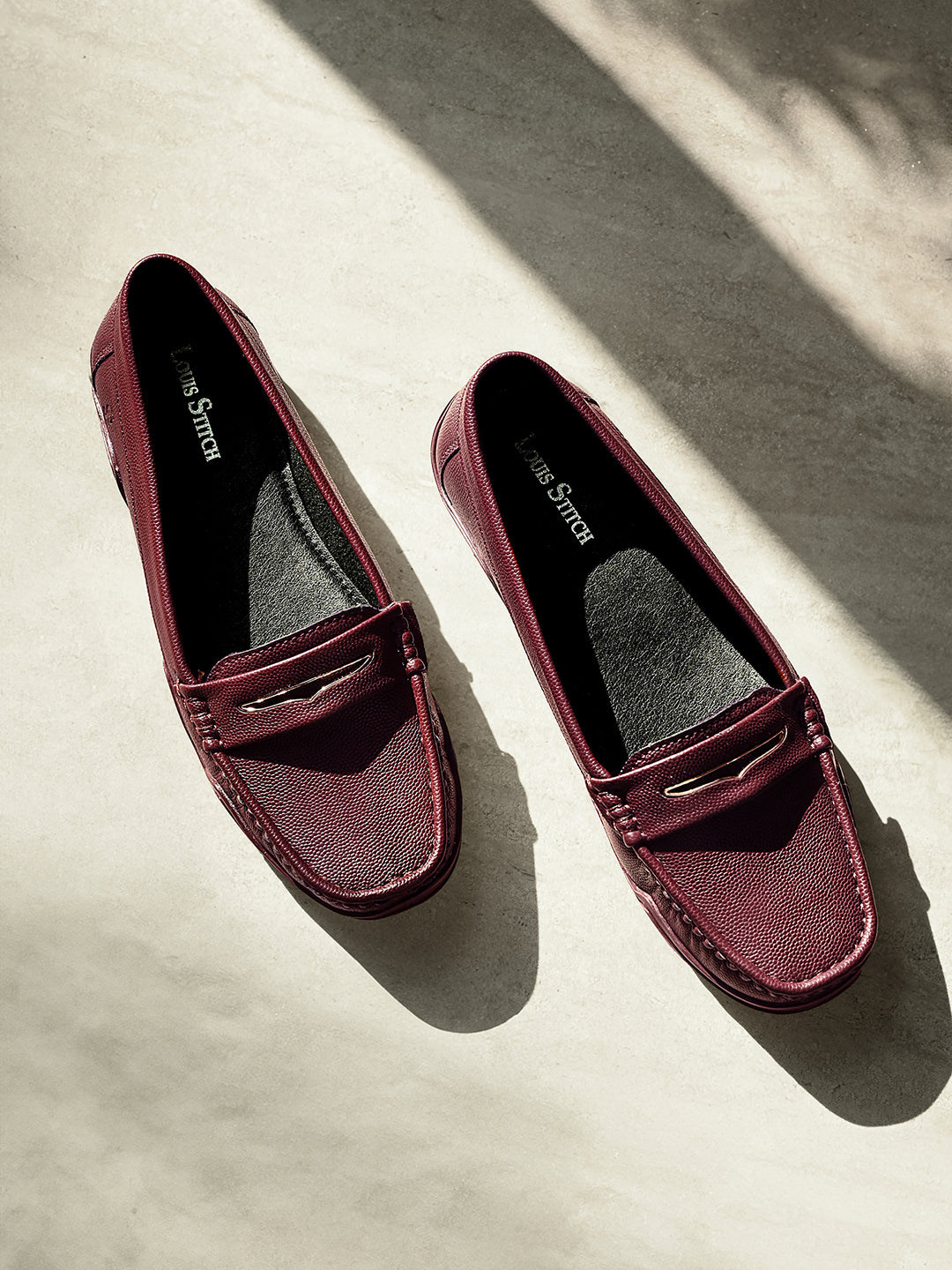 Women's Rosewood Premium Solid Slip-On Casual Loafers