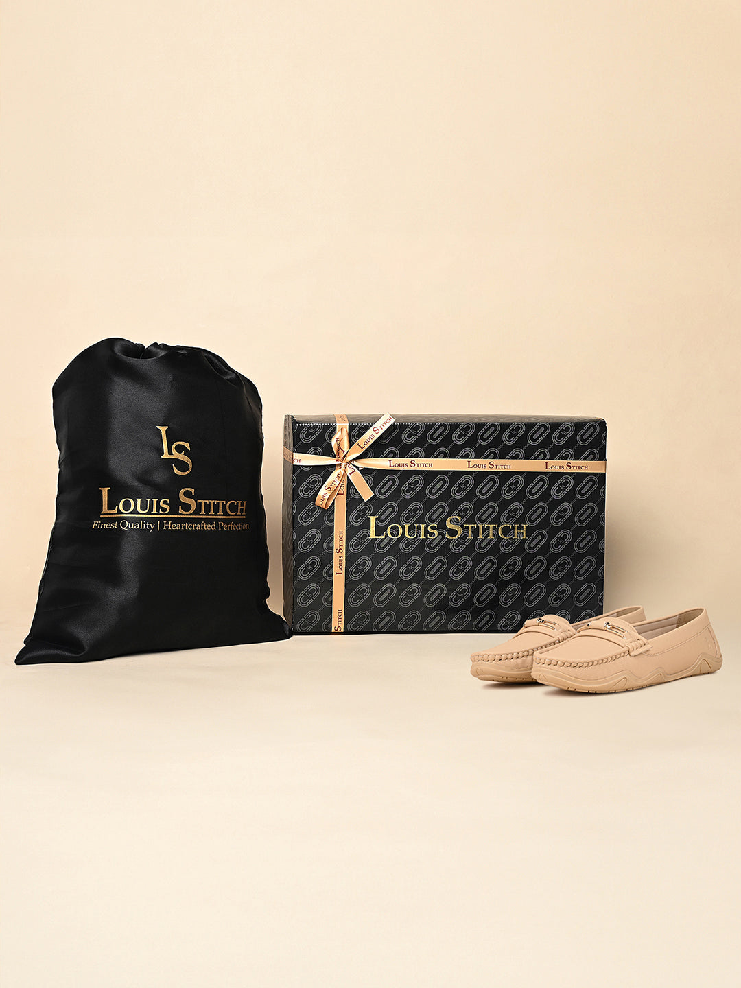 Women's Beige Premium Solid Slip-On Casual Loafers