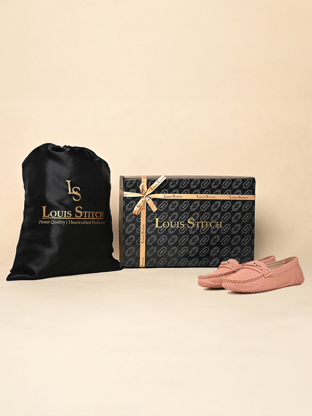 Women's Pink Premium Solid Slip-On Casual Loafers