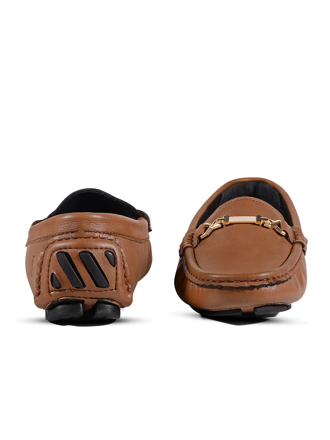 Women's Tan Premium Solid Slip-On Casual Loafers