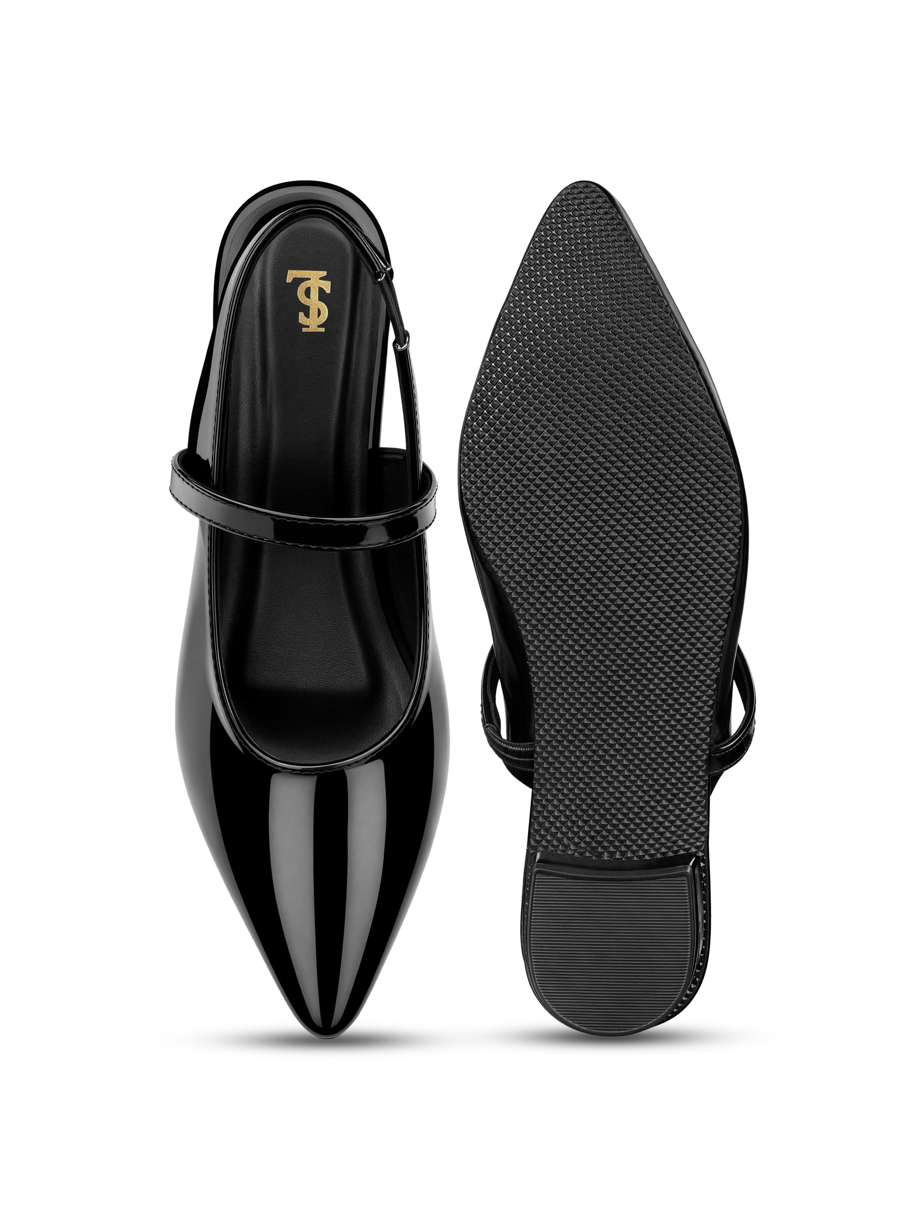 Women's Black Luxury Comfort Mule Sandals