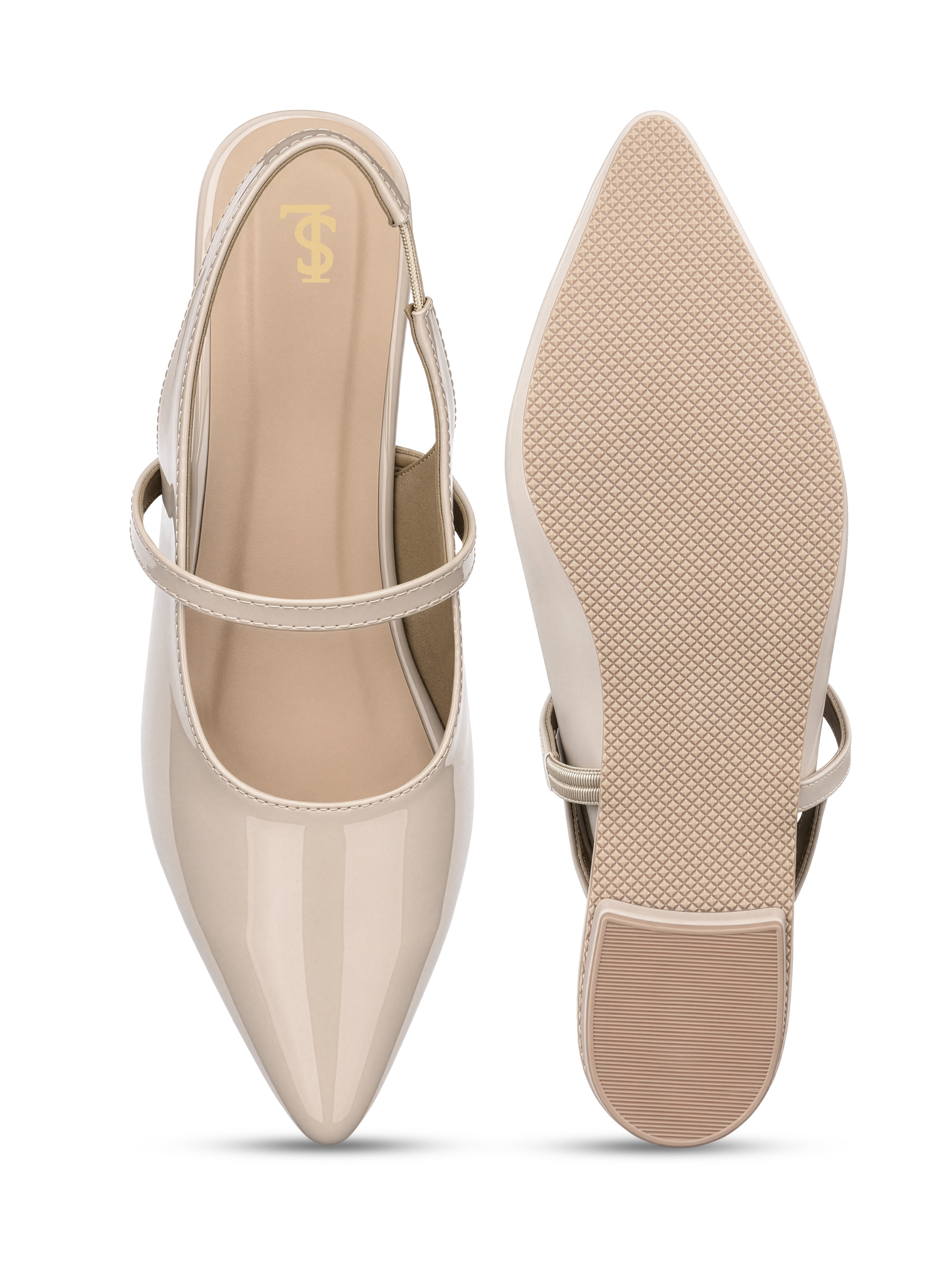 Women's Nude Luxury Comfort Mule Sandals