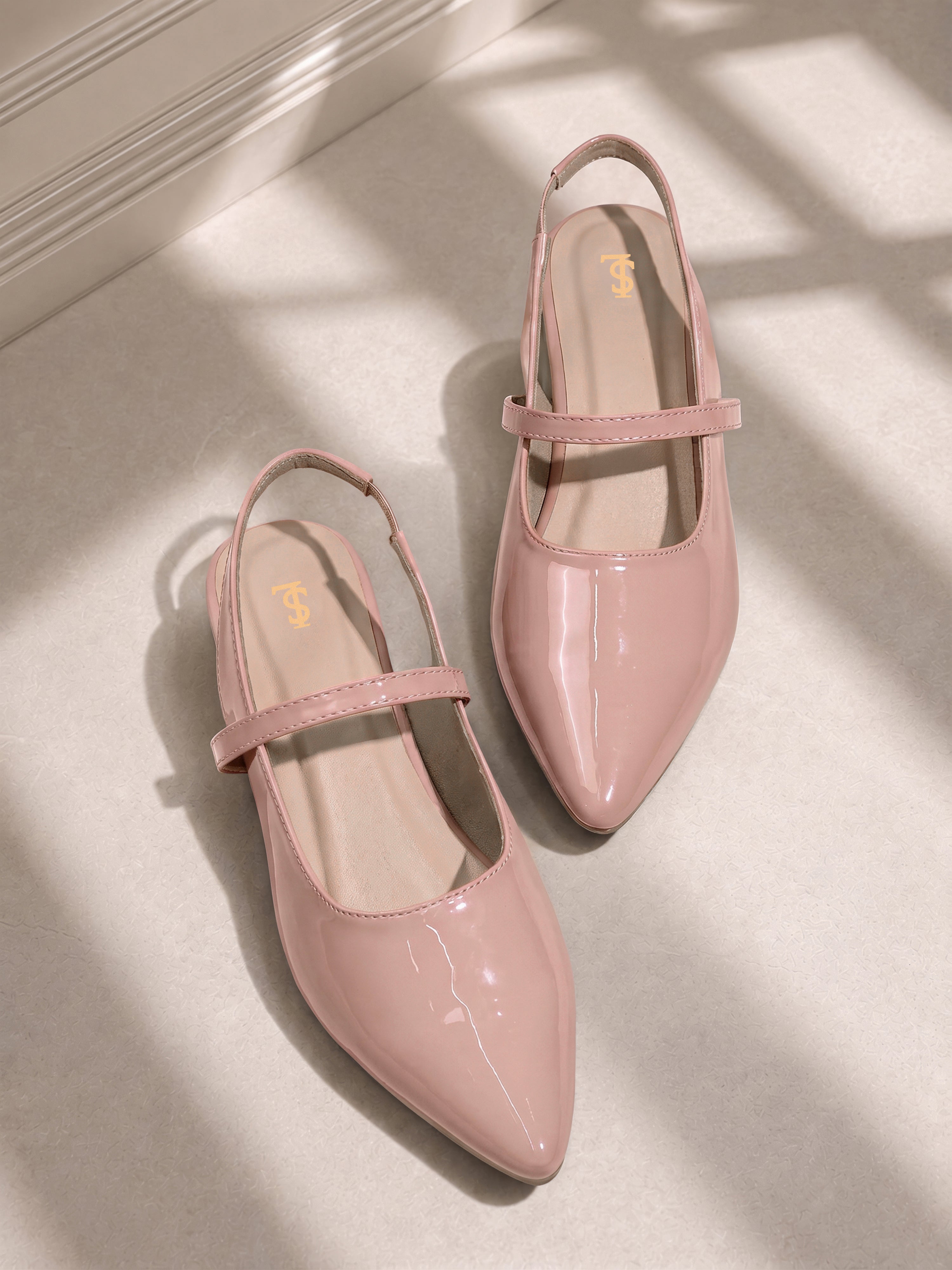 Women's Pink Luxury Comfort Mule Sandals
