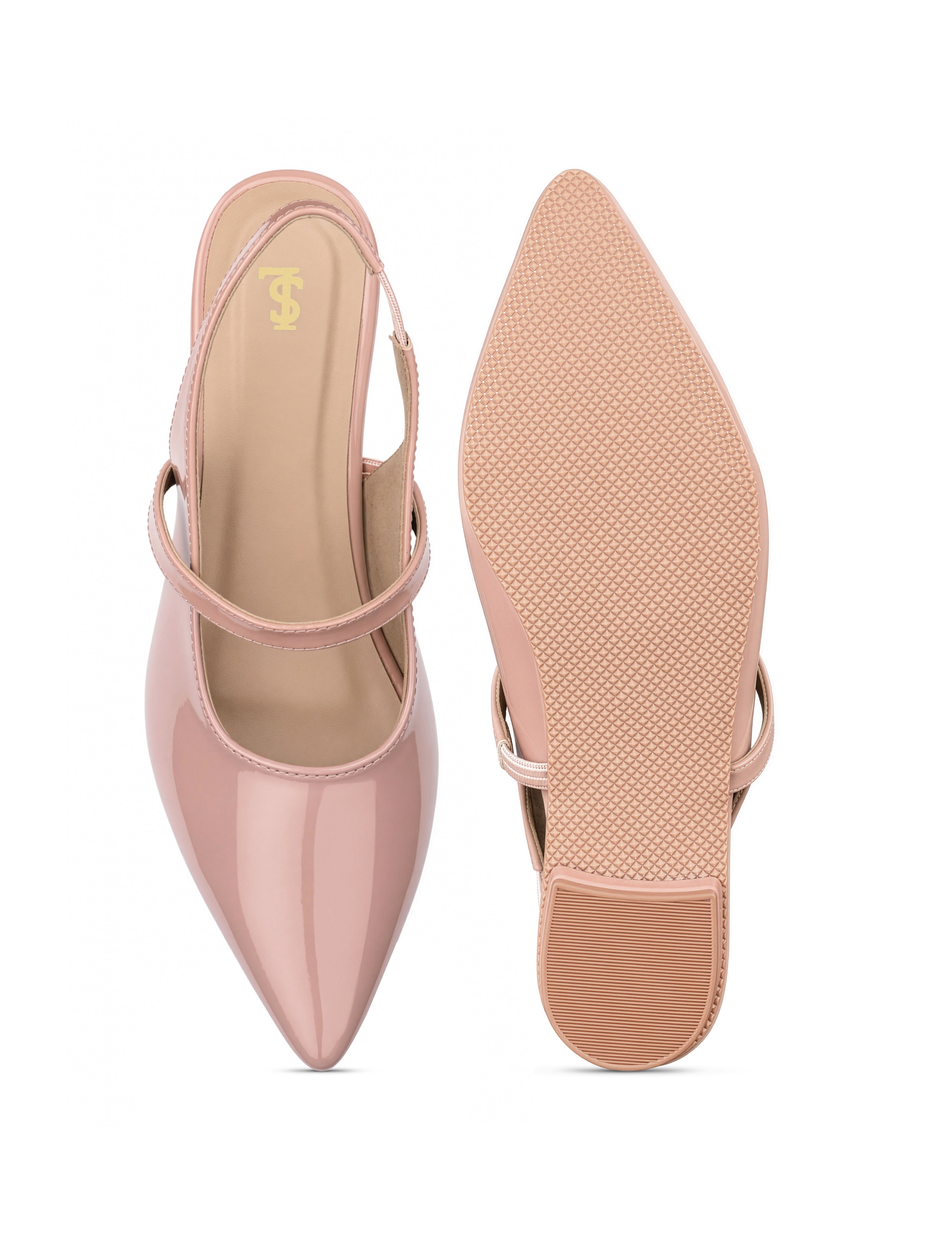 Women's Pink Luxury Comfort Mule Sandals