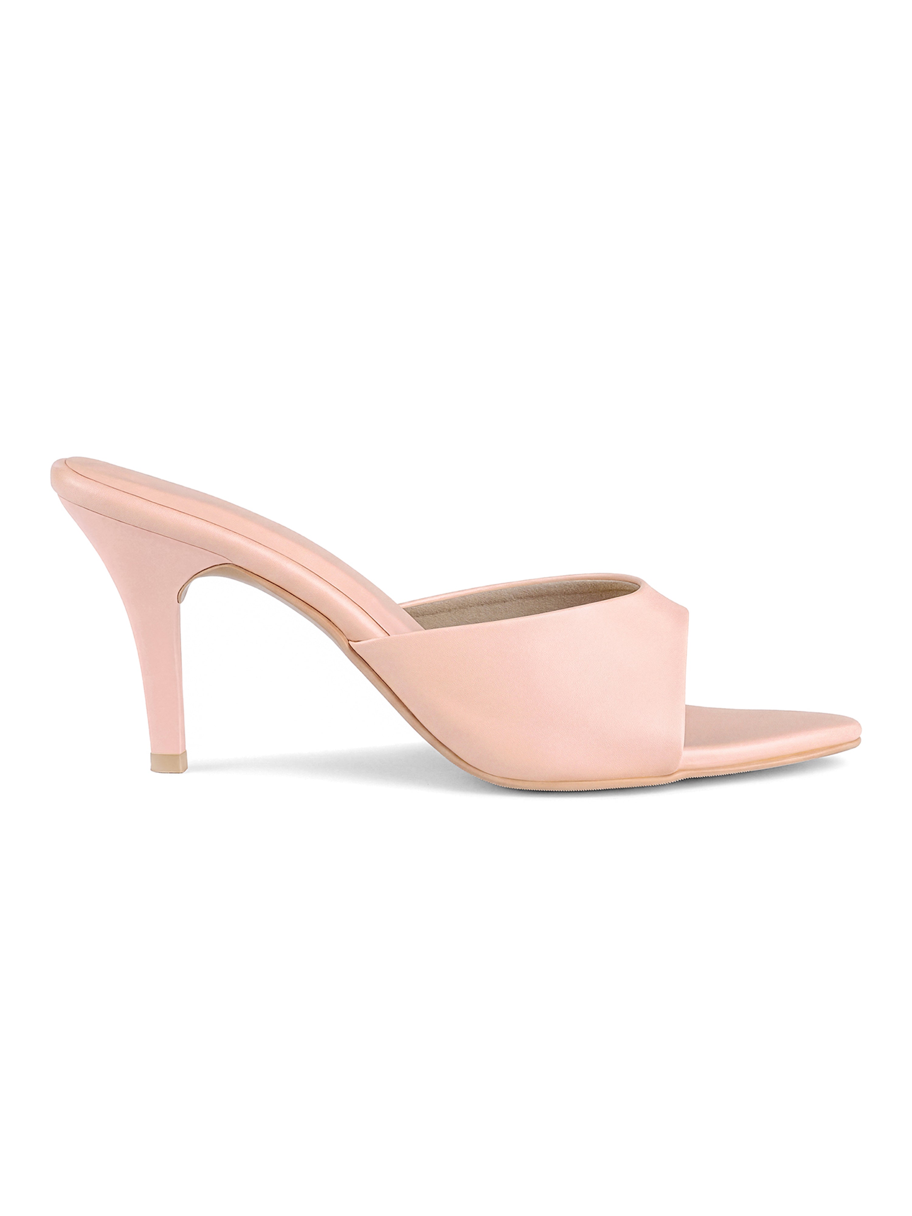 Women's Nude Luxury Comfort Heel Sandals