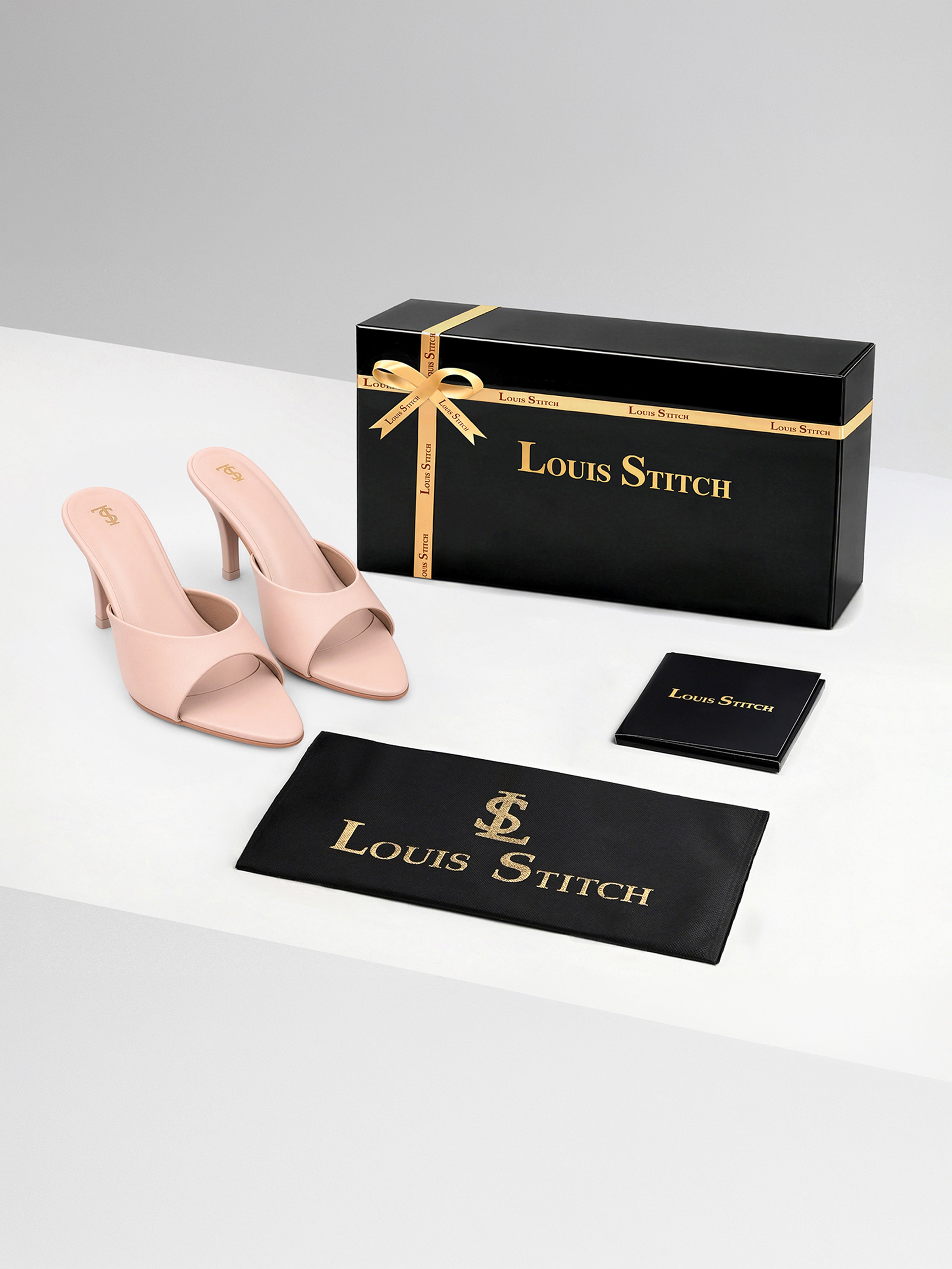 Women's Nude Luxury Comfort Heel Sandals