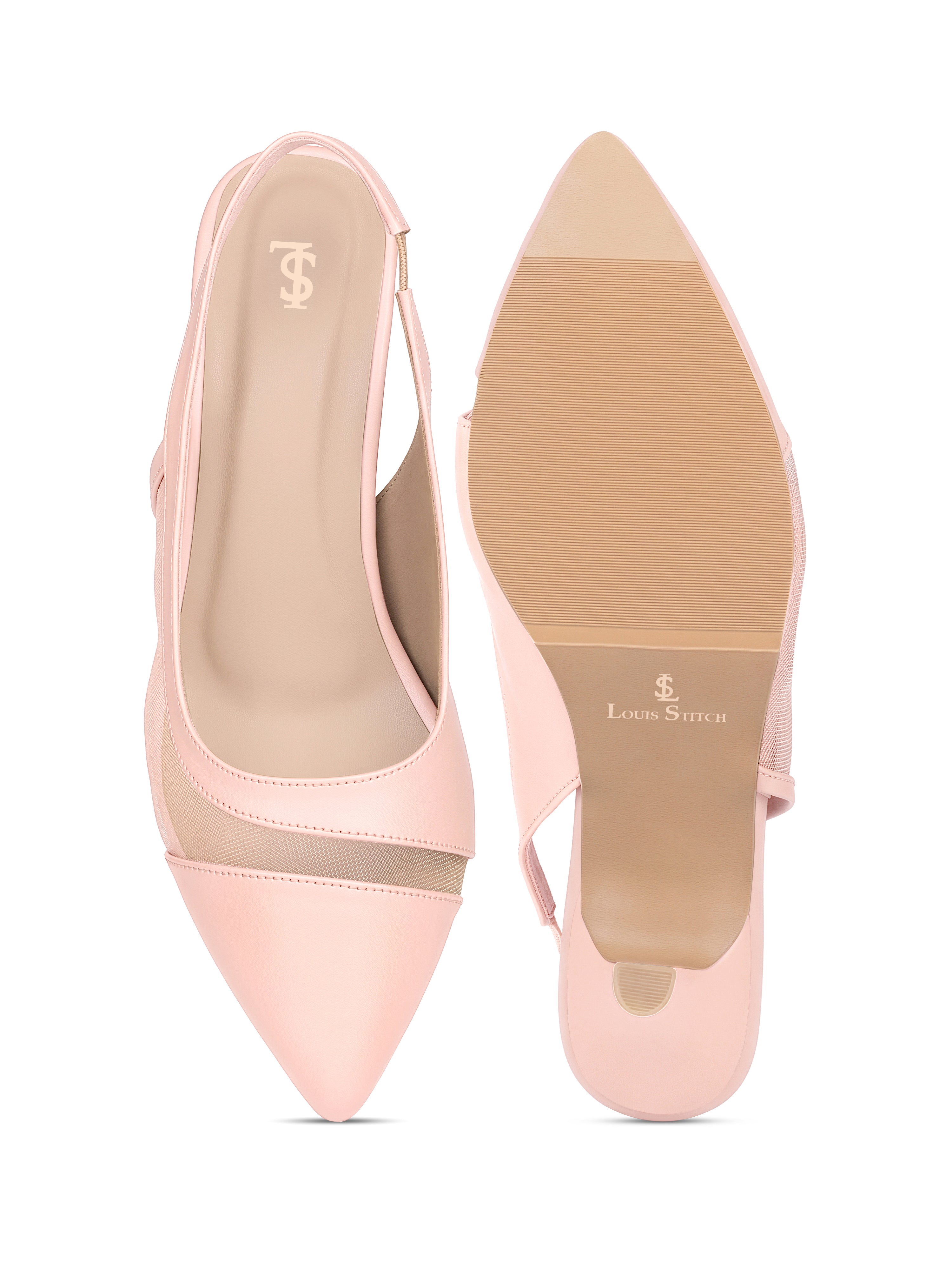 Women's Nude Luxury Comfort Heel Sandals