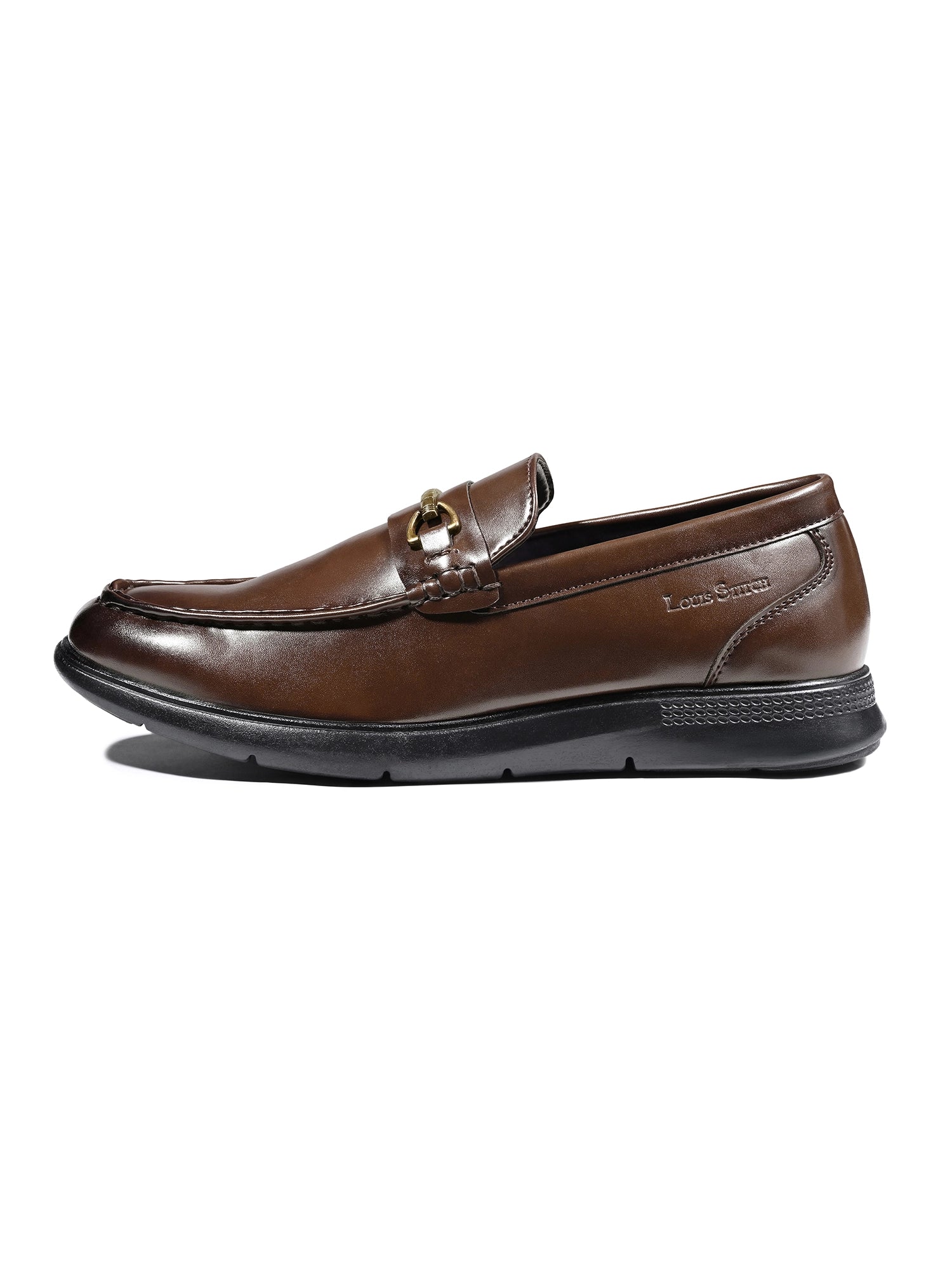 Men’s Brunette Brown Formal Moccasin Shoes