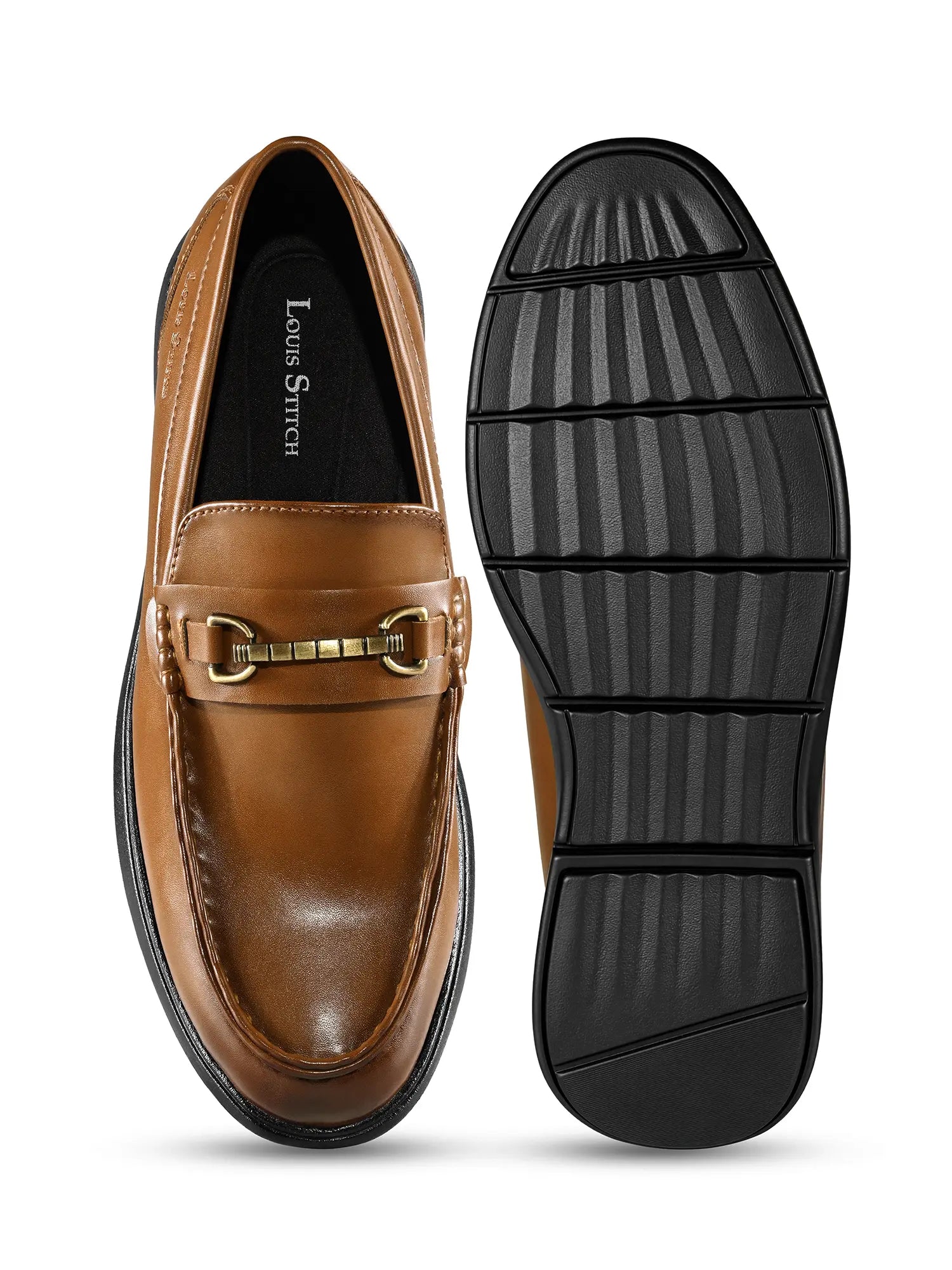 Men’s Russet Tan Formal Moccasin Shoes