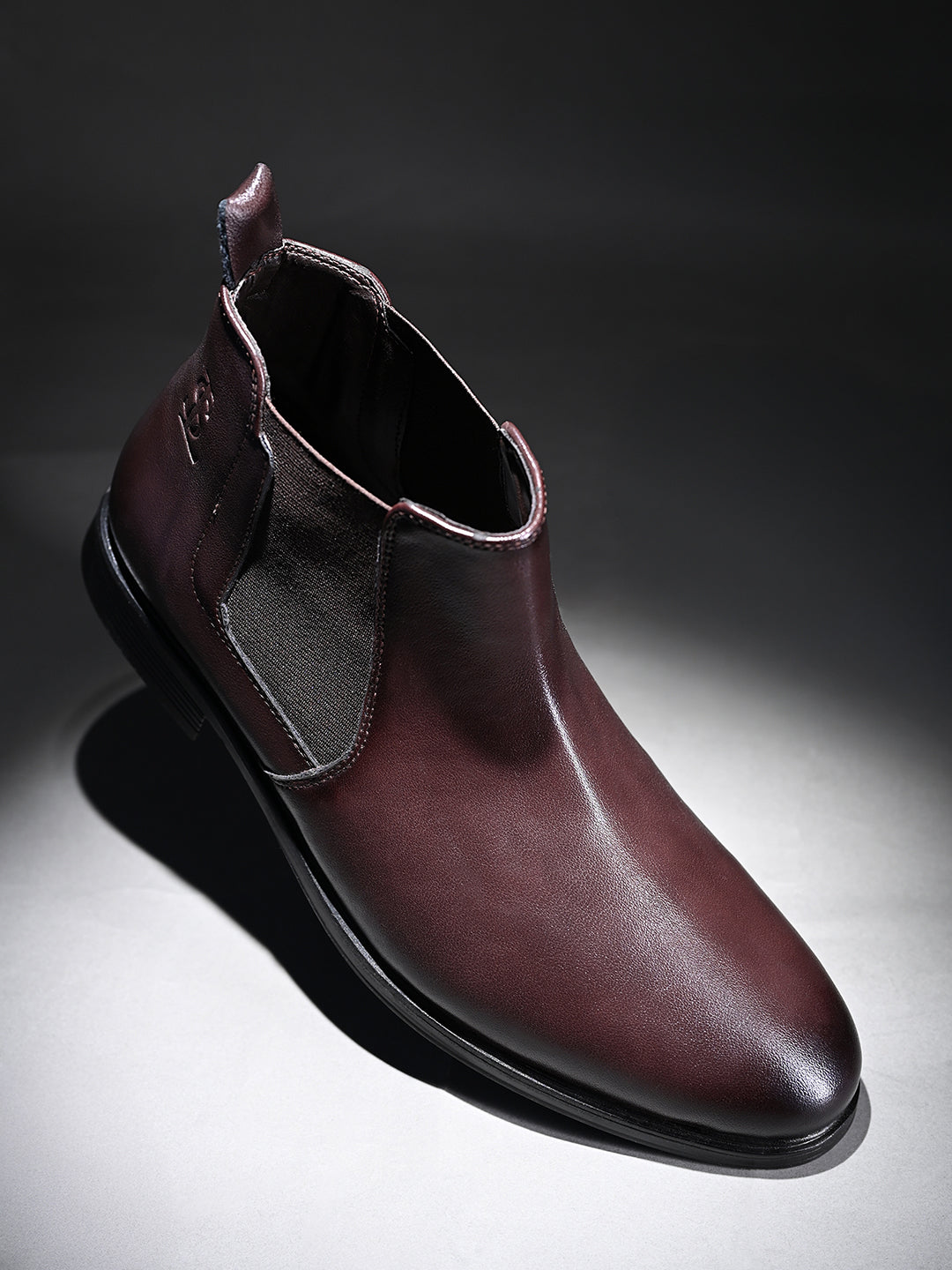 Mexican Brown Mid-Top Ankle Slip-On Chelsea Boots