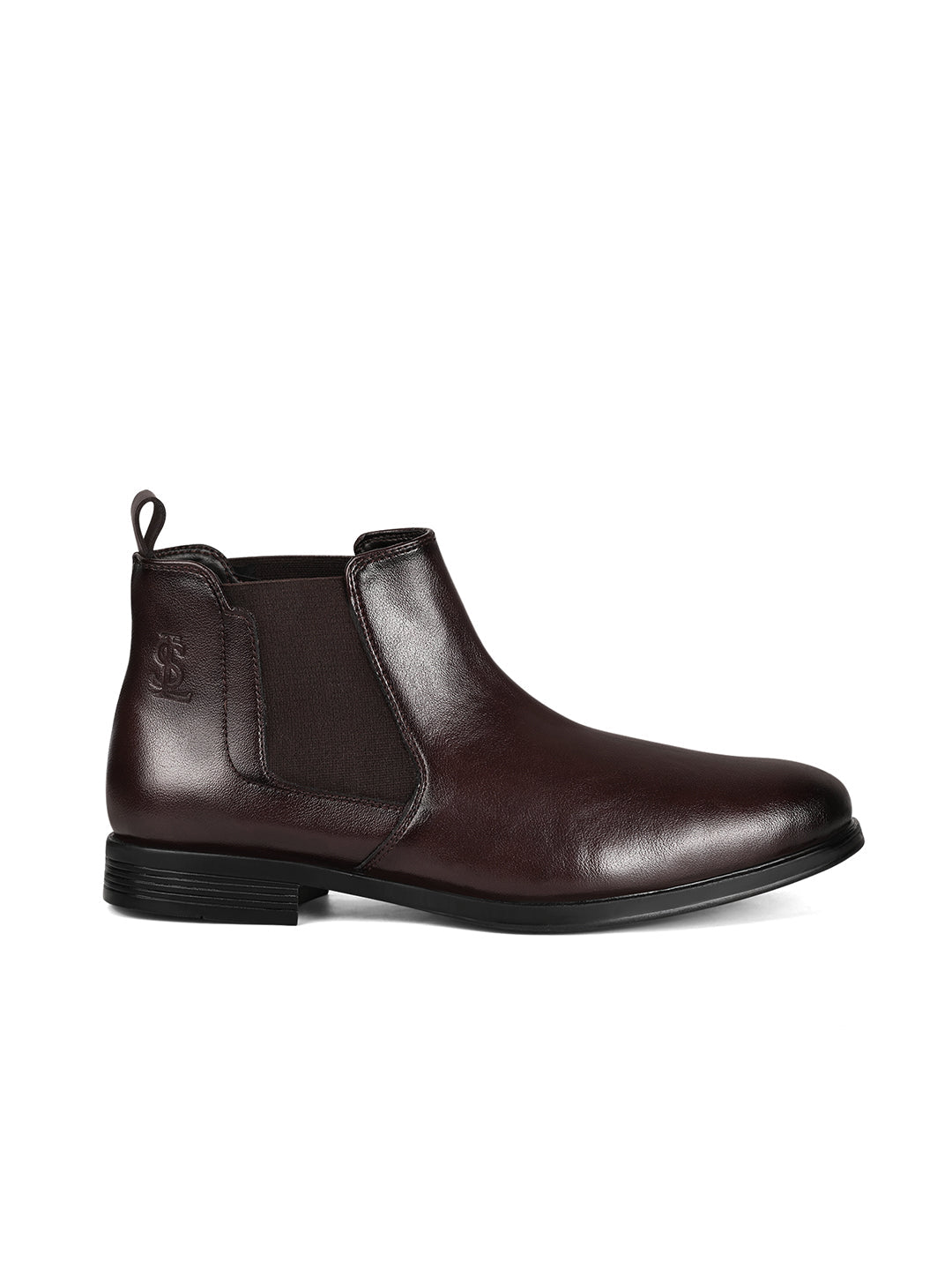 Mexican Brown Mid-Top Ankle Slip-On Chelsea Boots