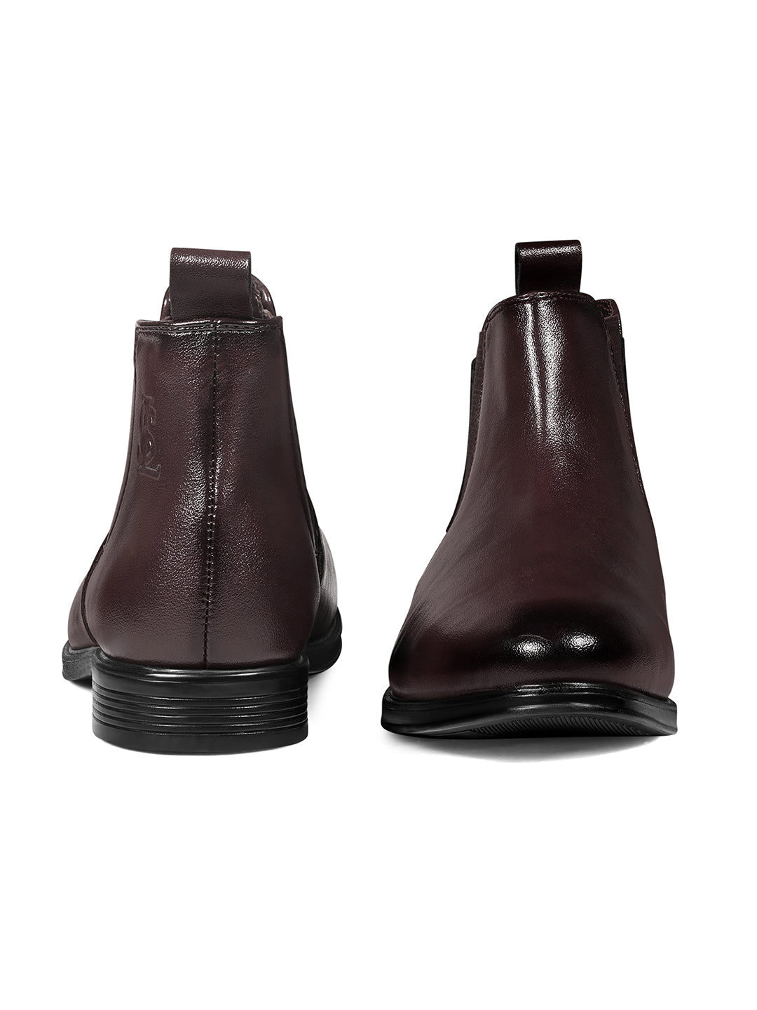 Mexican Brown Mid-Top Ankle Slip-On Chelsea Boots