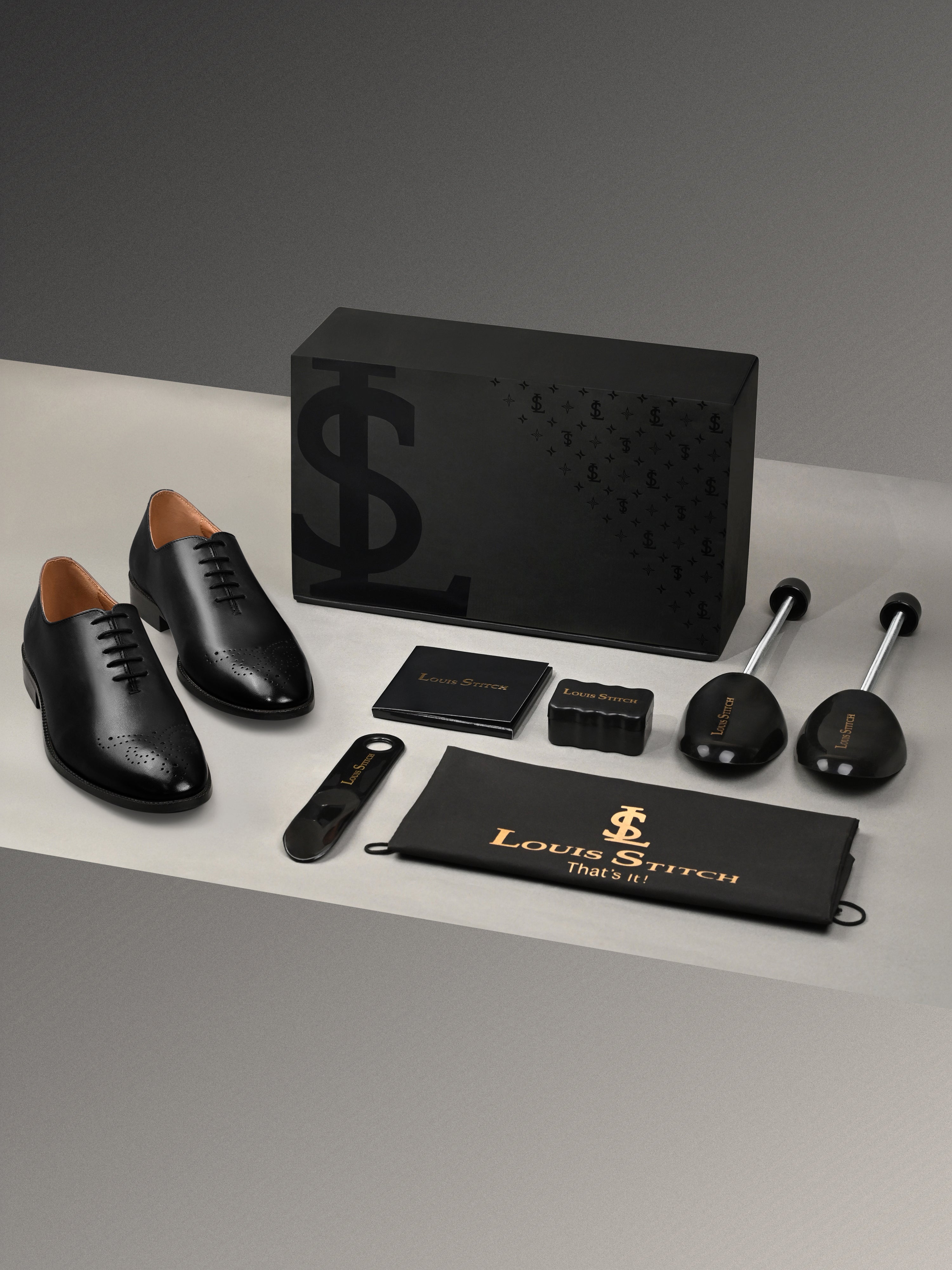 Jet Black Italian Crust Leather Formal Derby