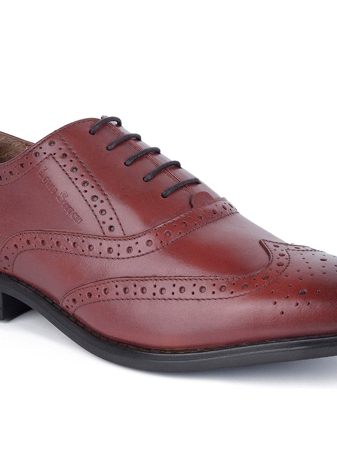 Rosewood Egyptian Crust Leather Brogue Shoes
