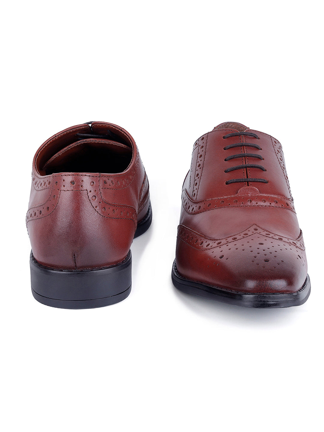 Rosewood Egyptian Crust Leather Brogue Shoes